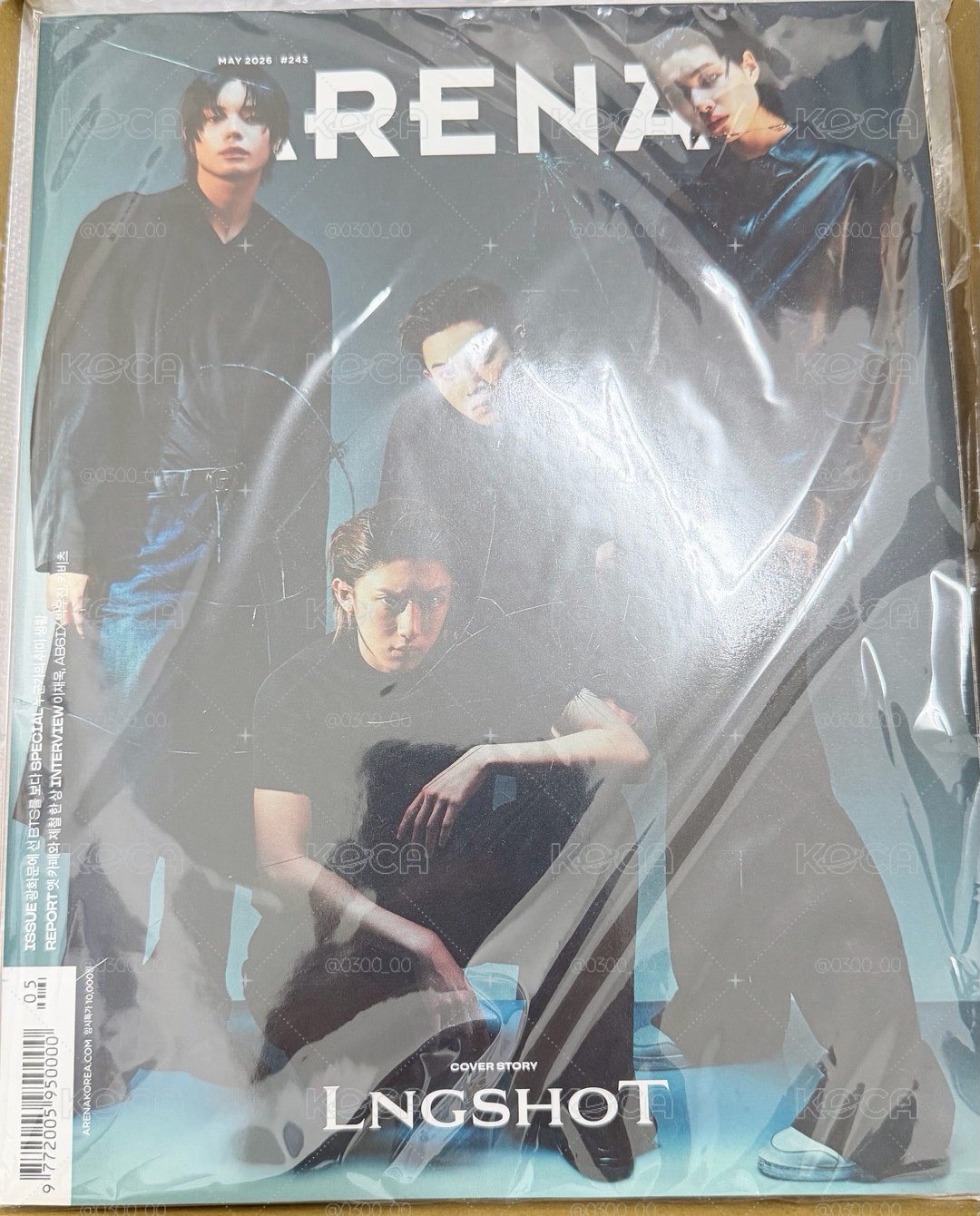 全新 ARENA HOMME 雜誌 團封