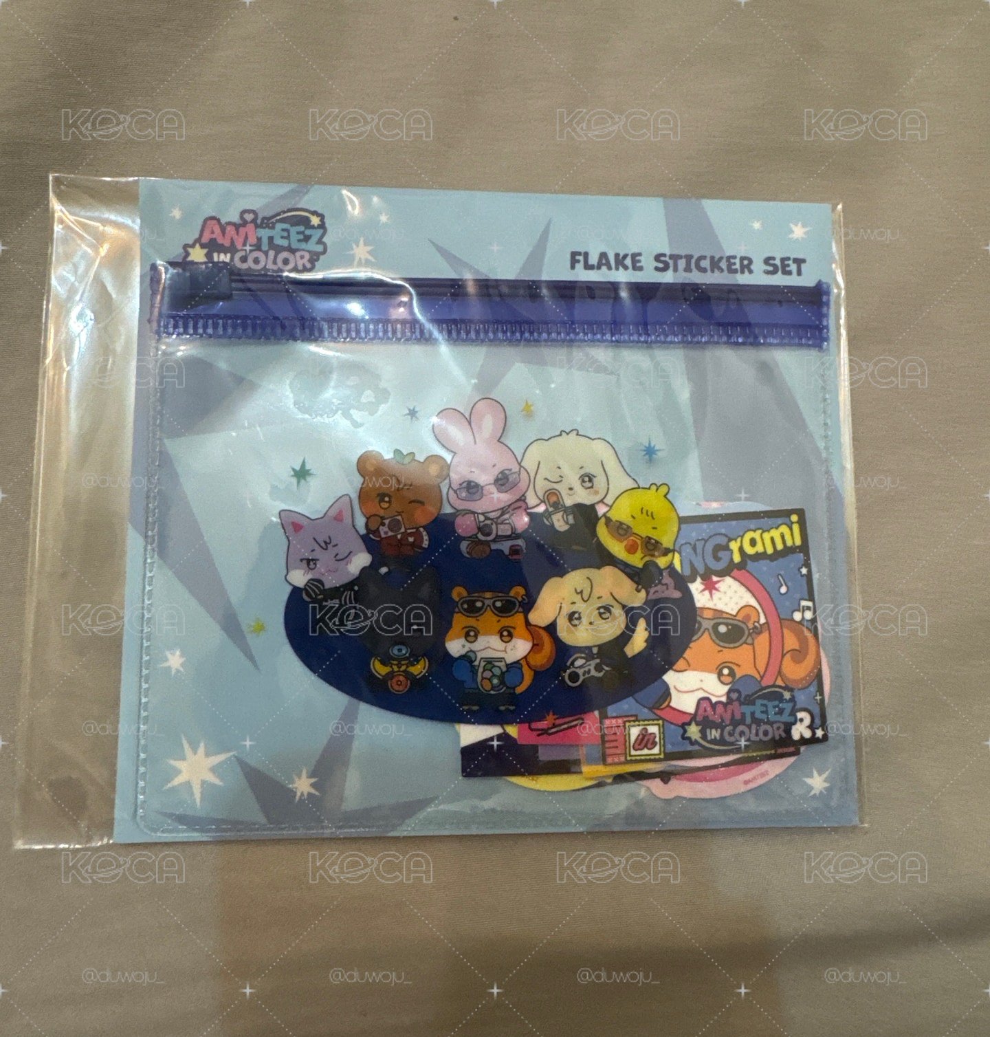 ANITEEZ IN COLOR 貼紙 FLAKE STICKER SET (REMOVABLE)
