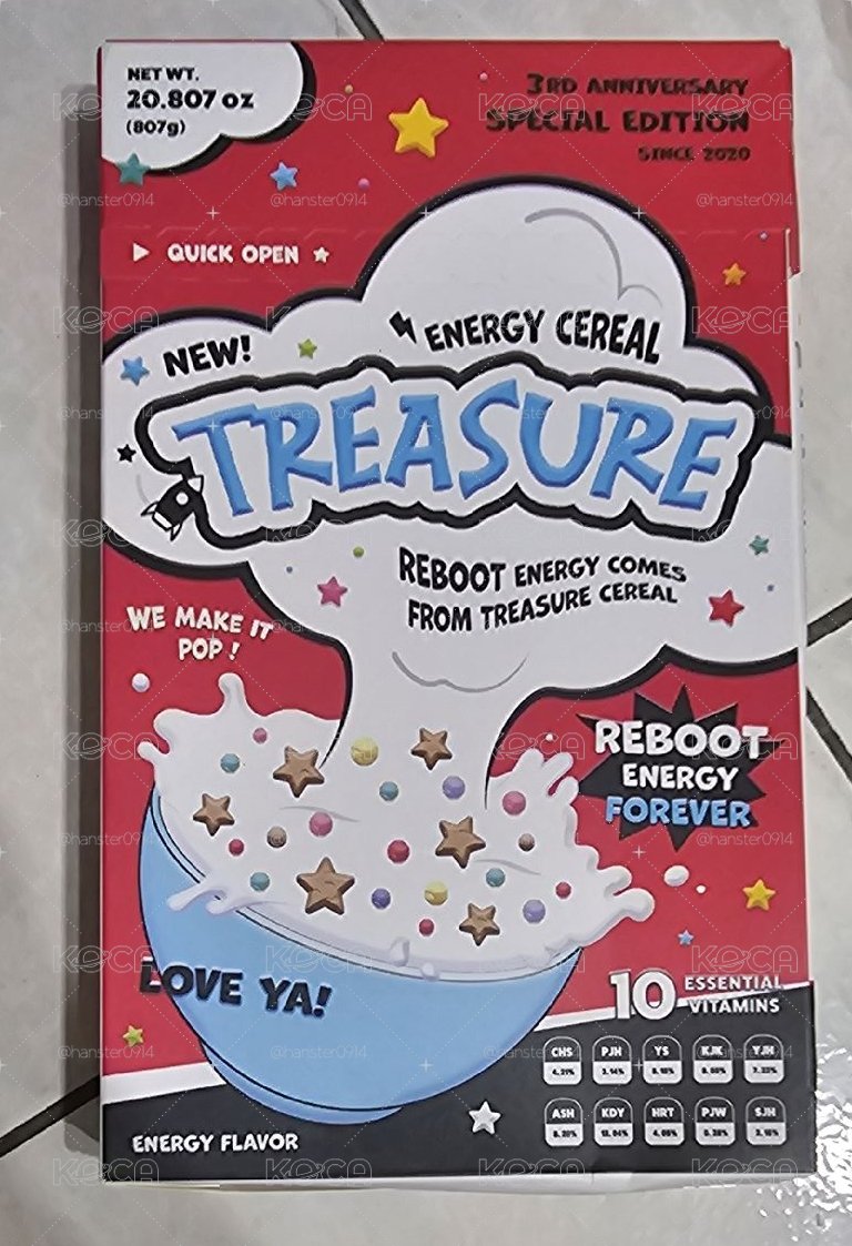 treasure 麥片盒 全新未拆