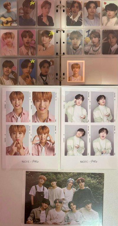 Stray kids 韓知城 NACIFIC 代言卡