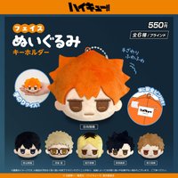 Daiso フェイスぬいぐるみキーホルダー