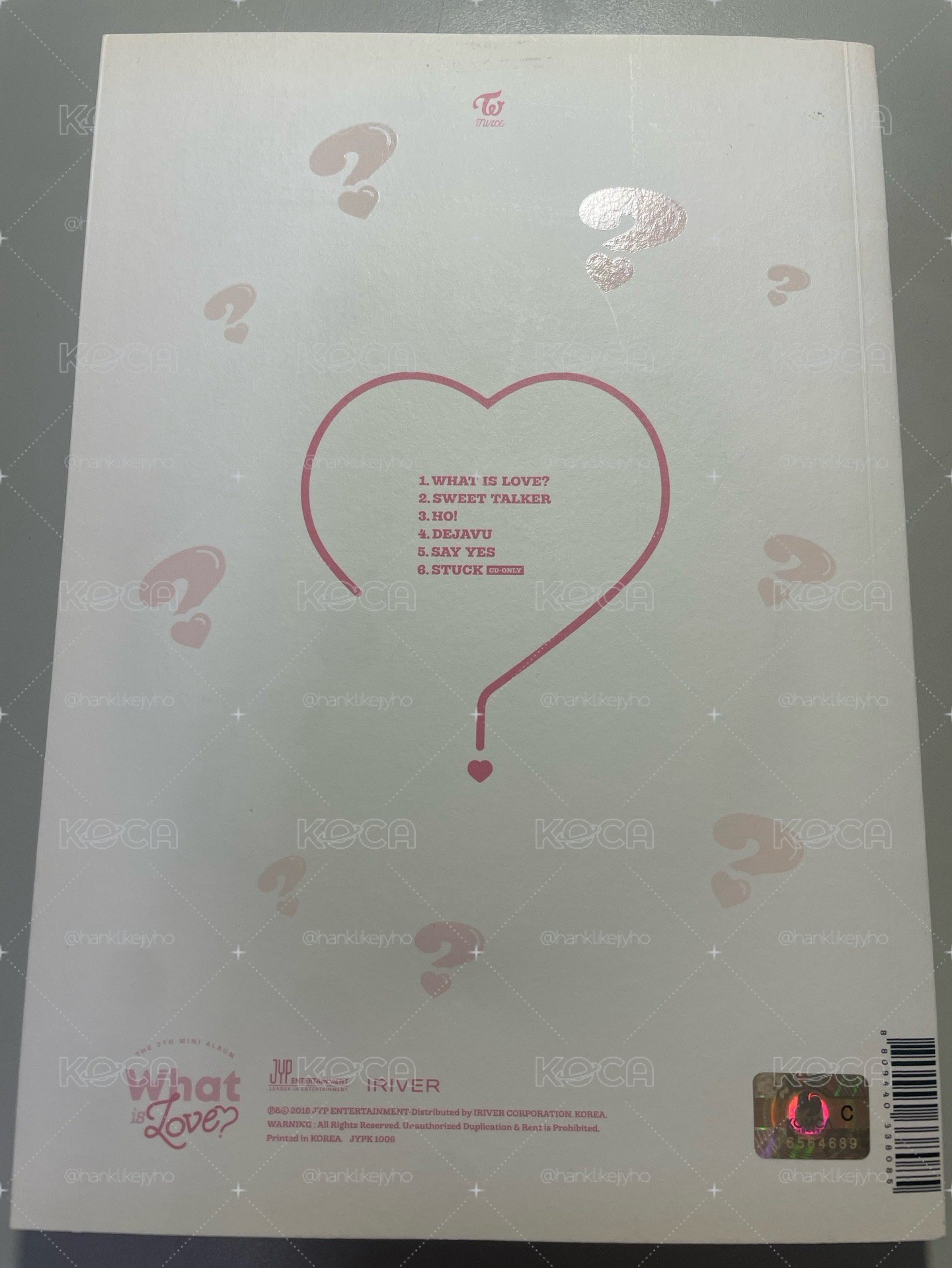 what is love 粉版空專(定CD)