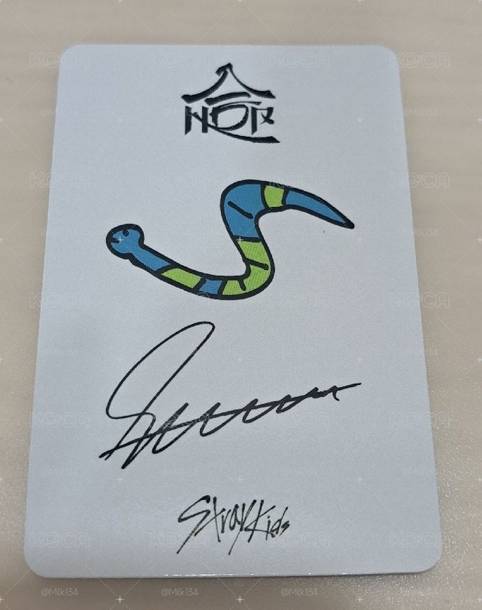 Hop 星河簽售 昇玟 （手繪卡背）