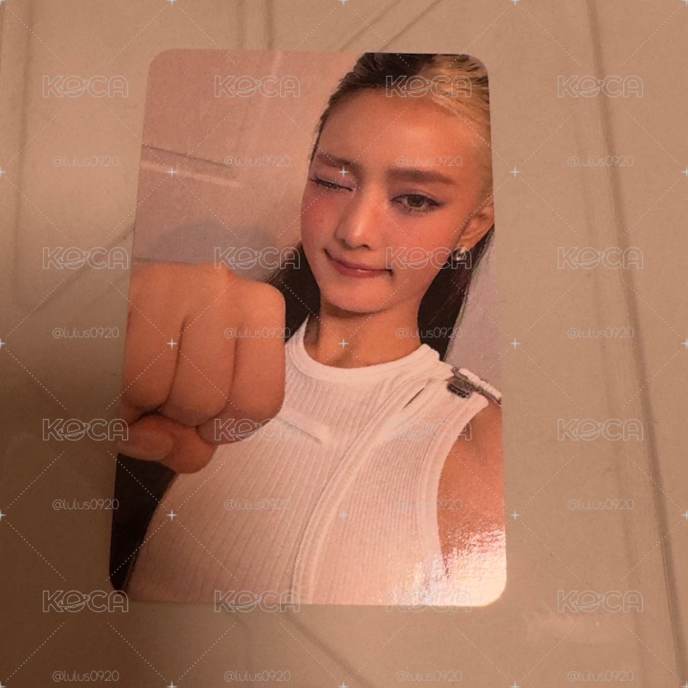米妮 We made jjmuze 1.0 簽售卡 