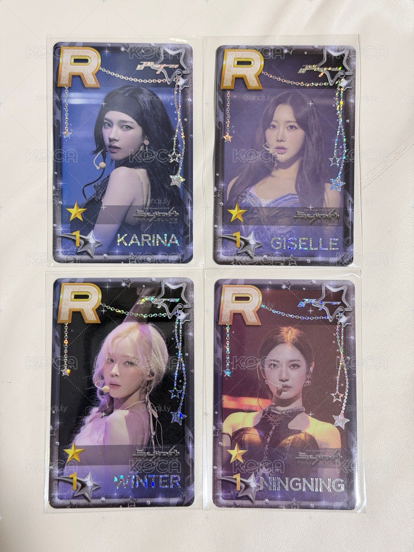 二巡 安可場遊戲卡 一套