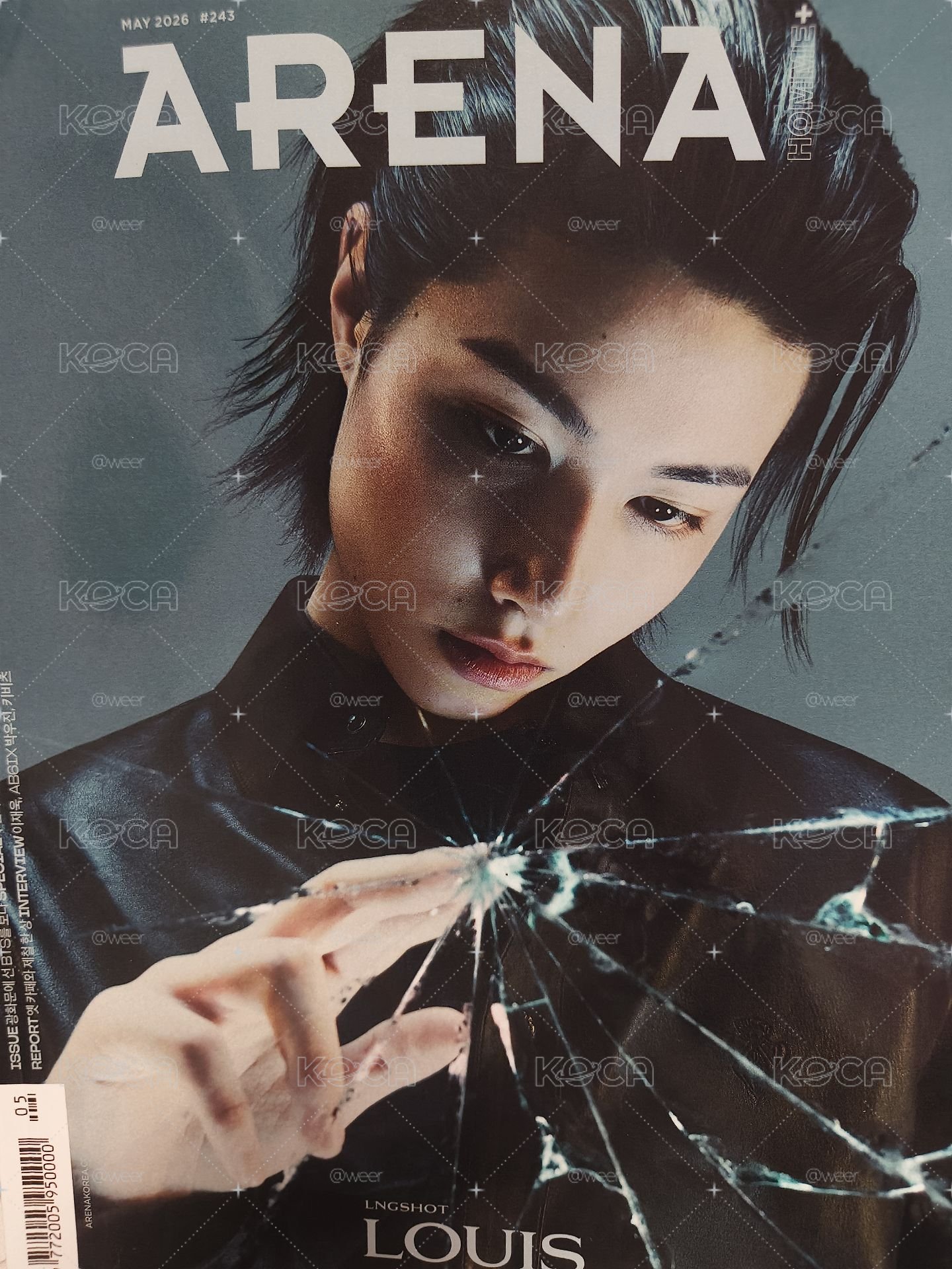 ARENA 雜誌 路易封面