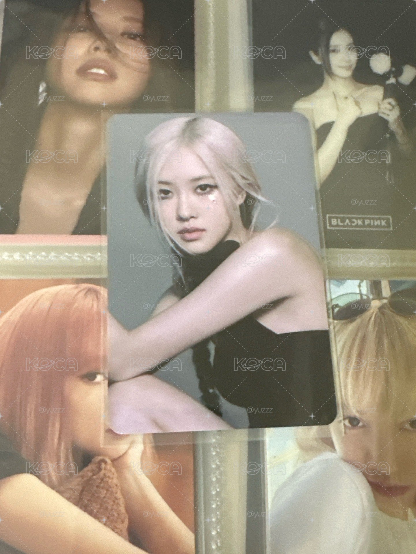 Born Pink團封k4特典卡Rosé Jennie