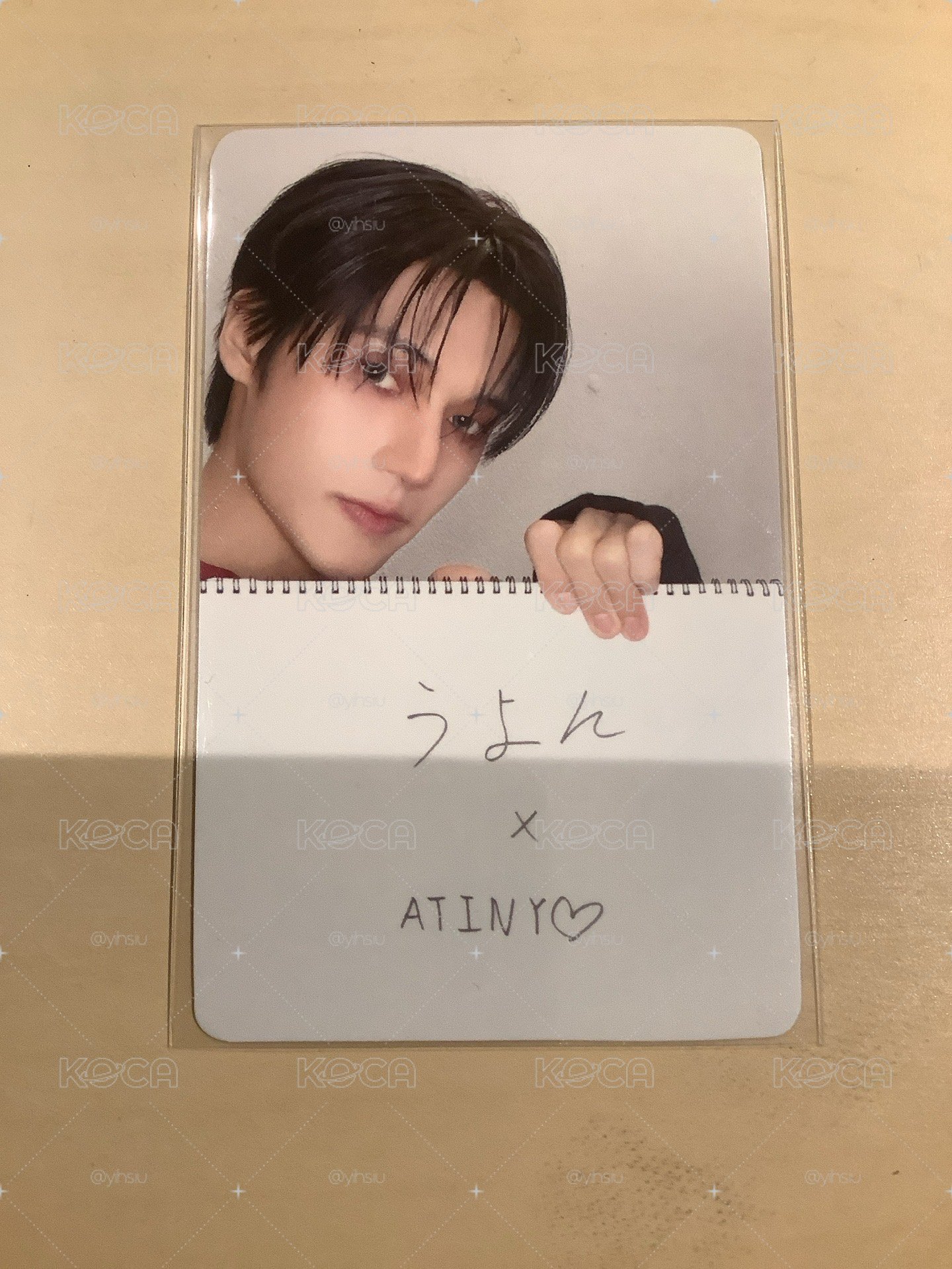 BAD (JP ver.) ATEEZ JP FC 特典卡 