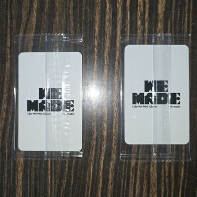 i-dle 迷九 We Made K4 2.0線下簽售特典卡