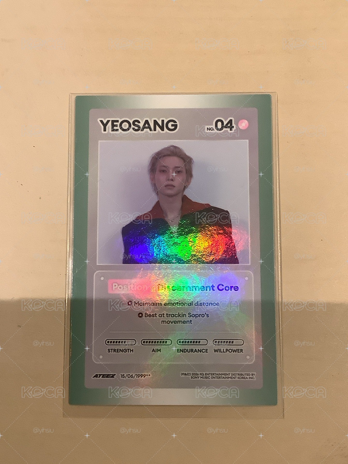 GH5 PB 專輯卡 DIARY ver. Character Card