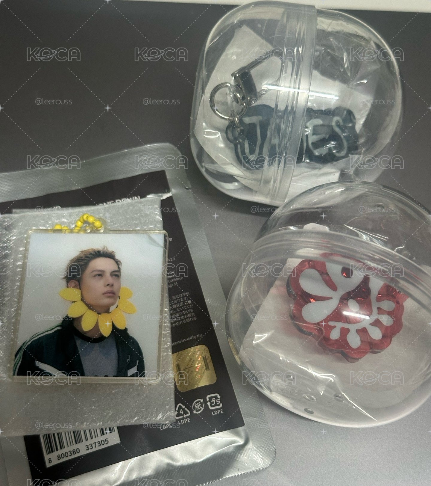 JAMES太陽花吊飾&扭蛋+LOGO扭蛋