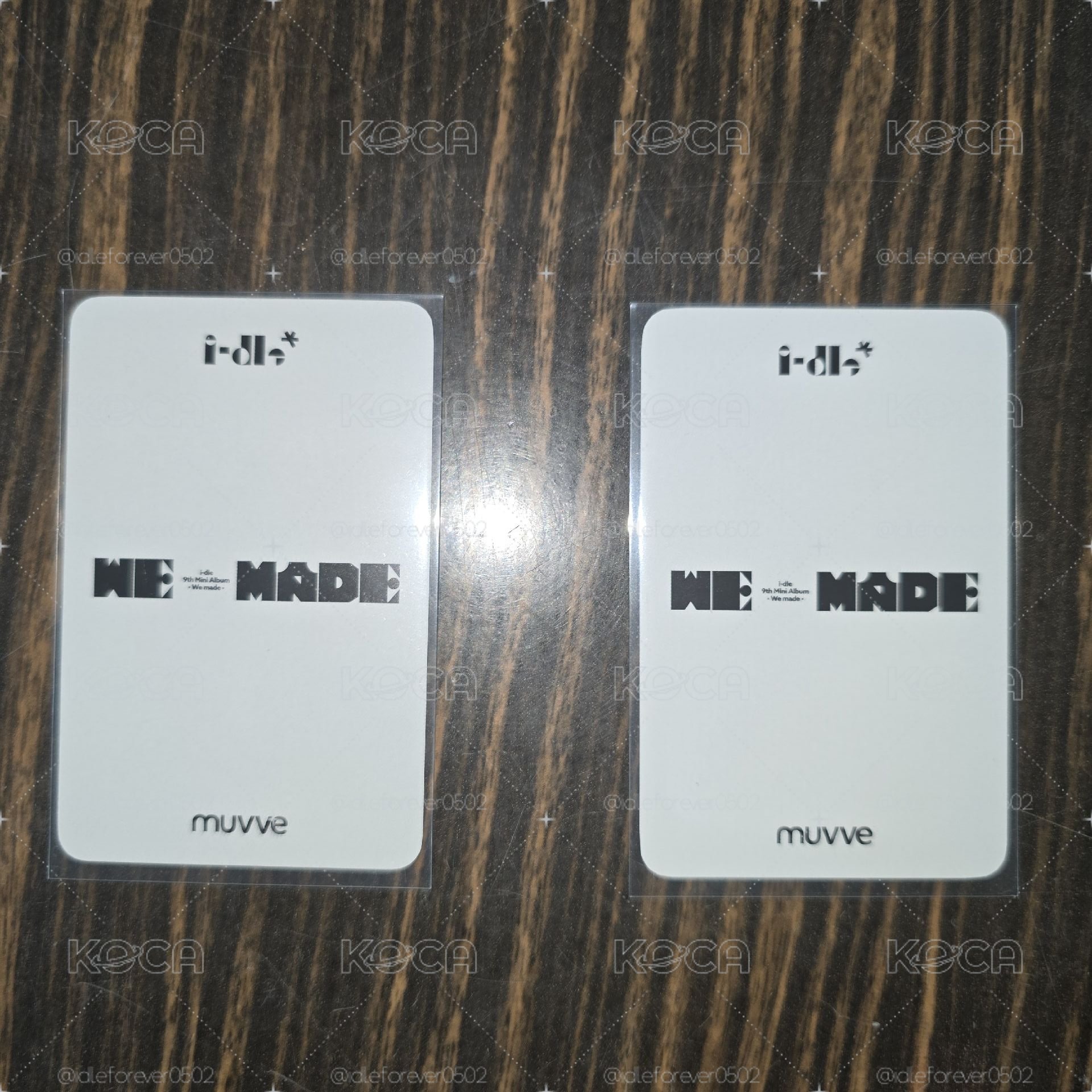 i-dle 迷九 We Made Muvve1.0特典卡
