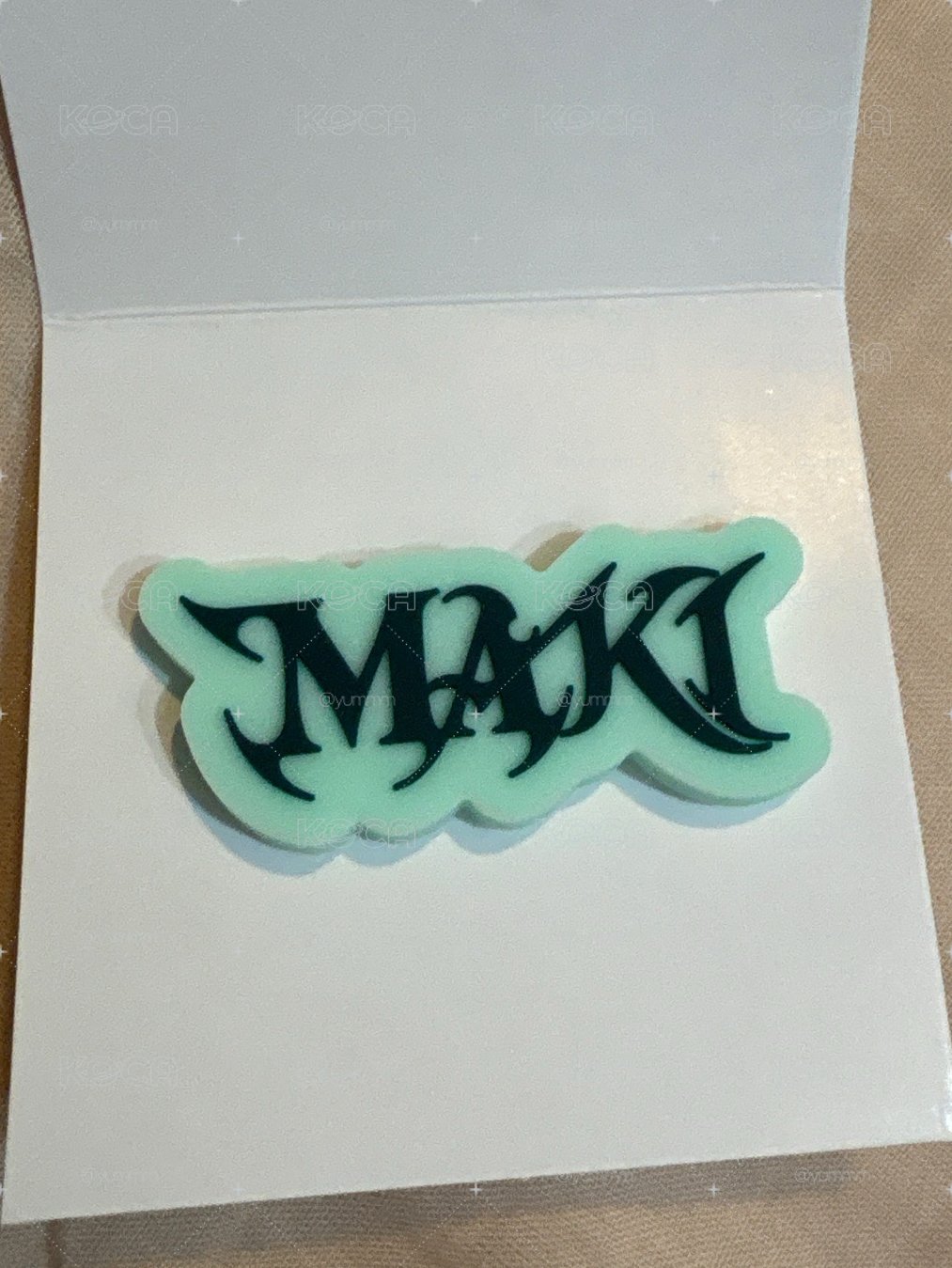 MAKI包包裝飾釦
