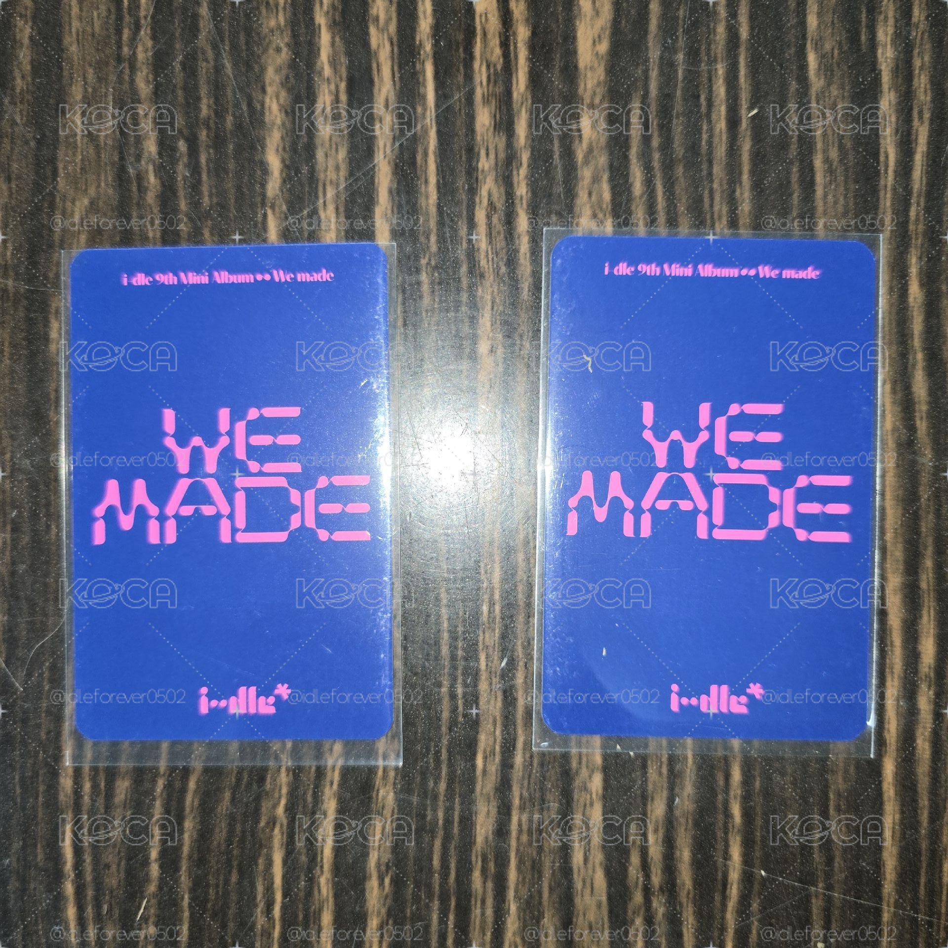 i-dle 迷九 We Made MP2.0線下簽售特典卡