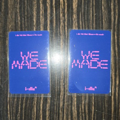 i-dle 迷九 We Made MP2.0線下簽售特典卡