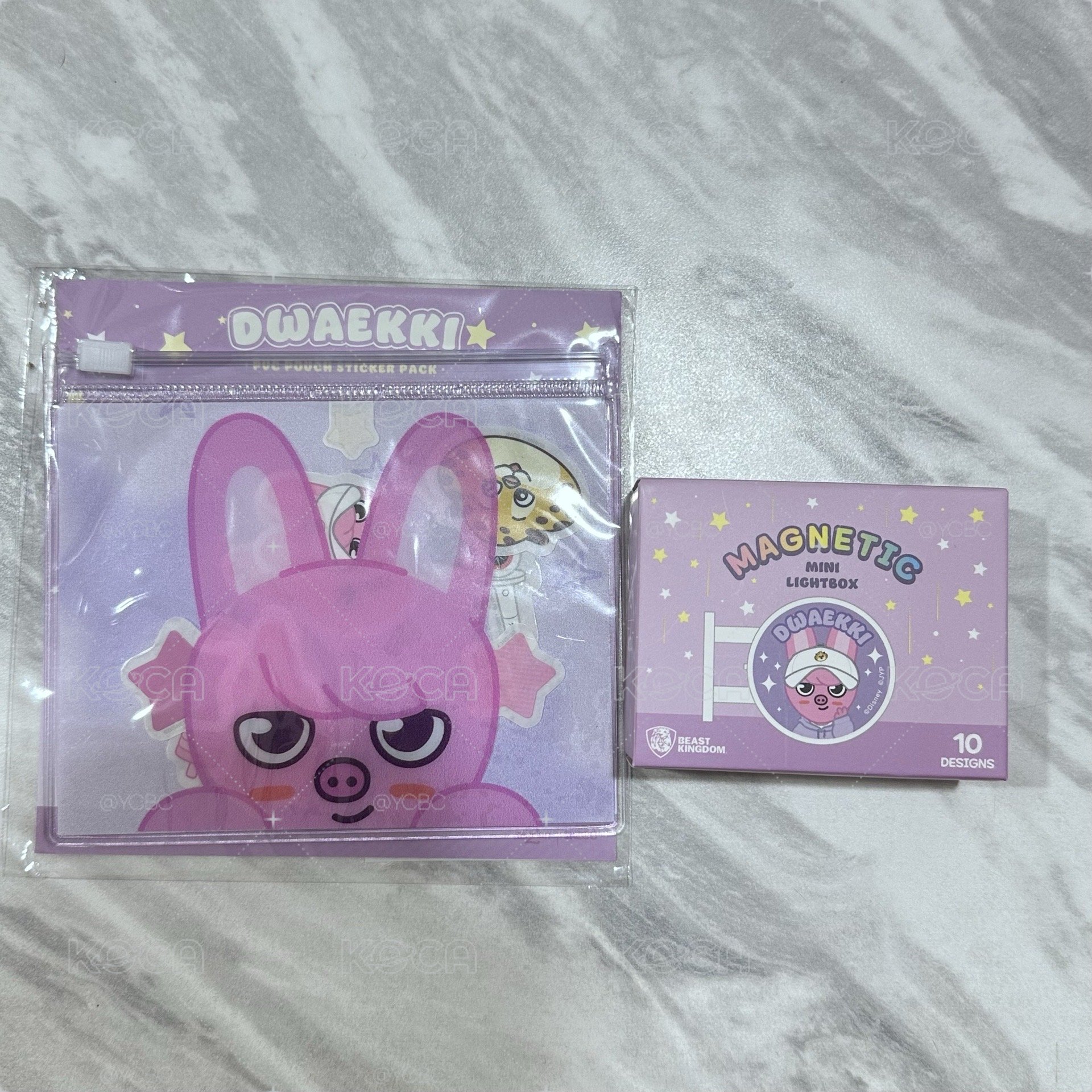ZOOTOPIA x SKZOO 豬兔 燈箱+貼紙包