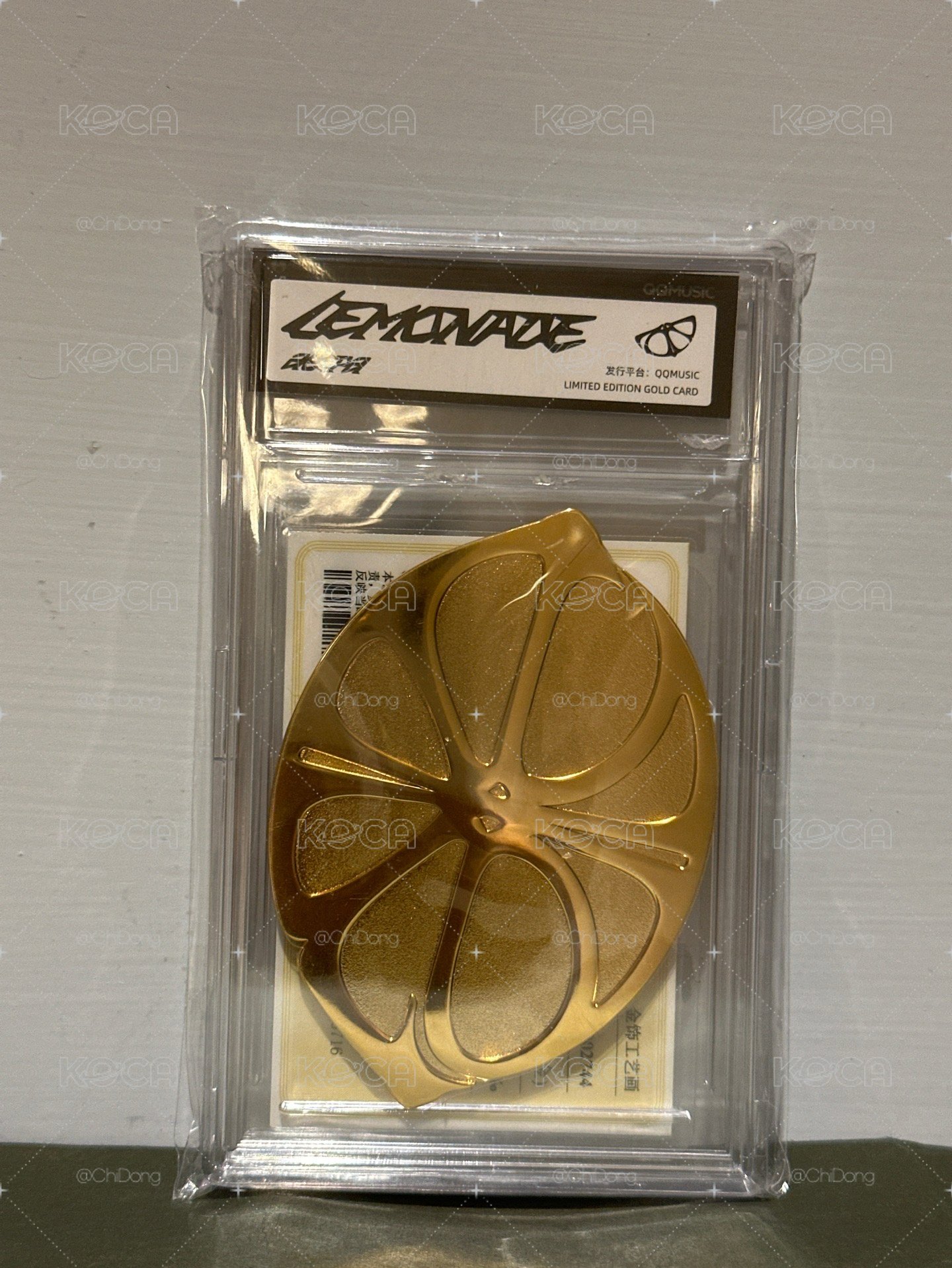 LEMONADE QQ音樂 限量金版卡 特典卡 