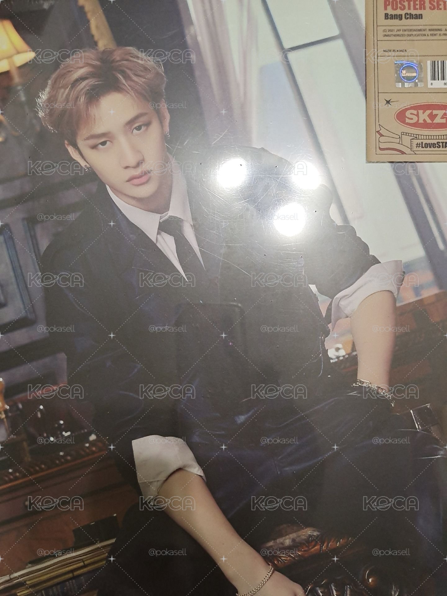 綁物 skz 方燦 全新 未拆 lovestay skzx 偵探 海報 兩張一組