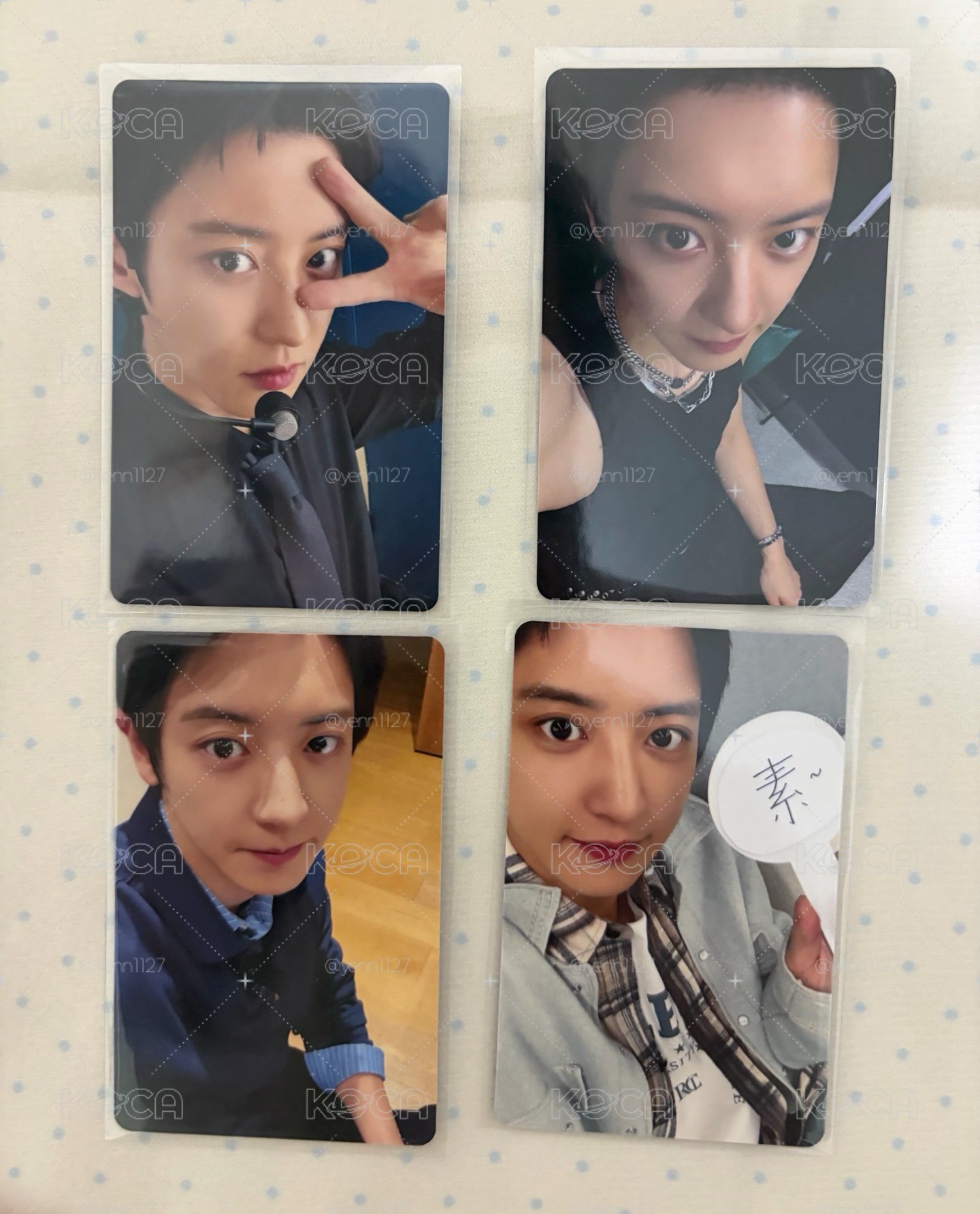 現貨 燦烈 exo reverxe qq音樂 星光卡
