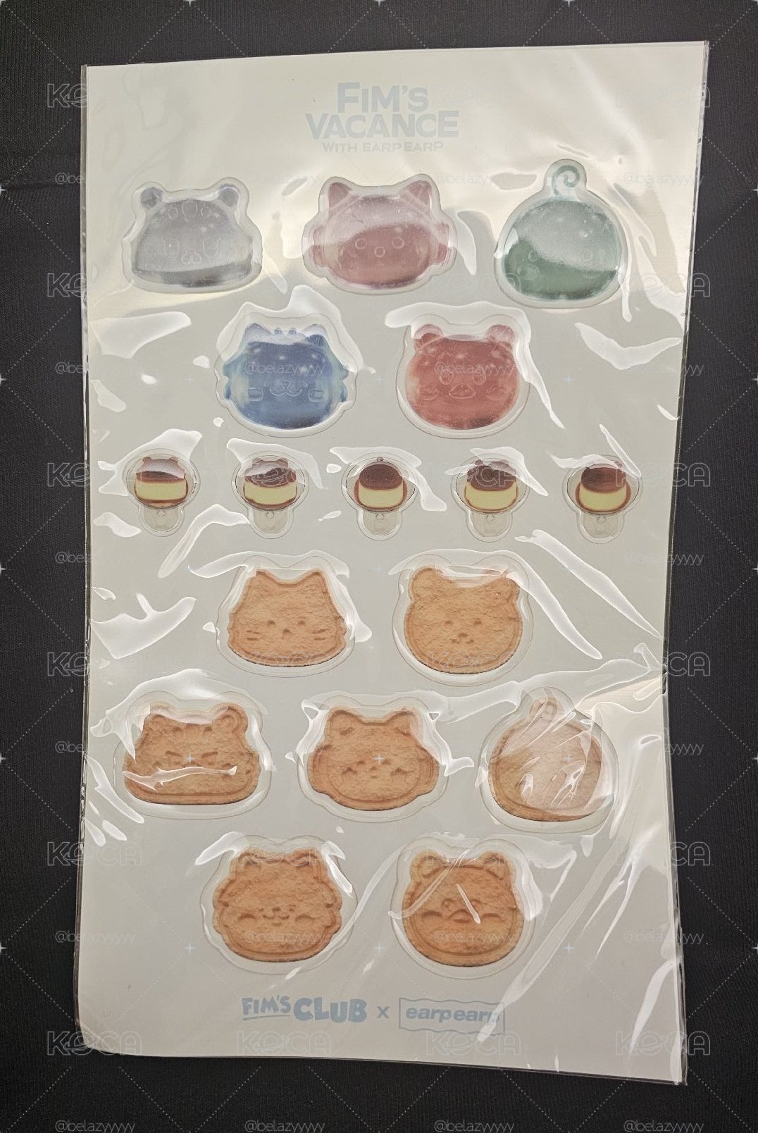夏日聯名FIM CLUB's透明貼紙