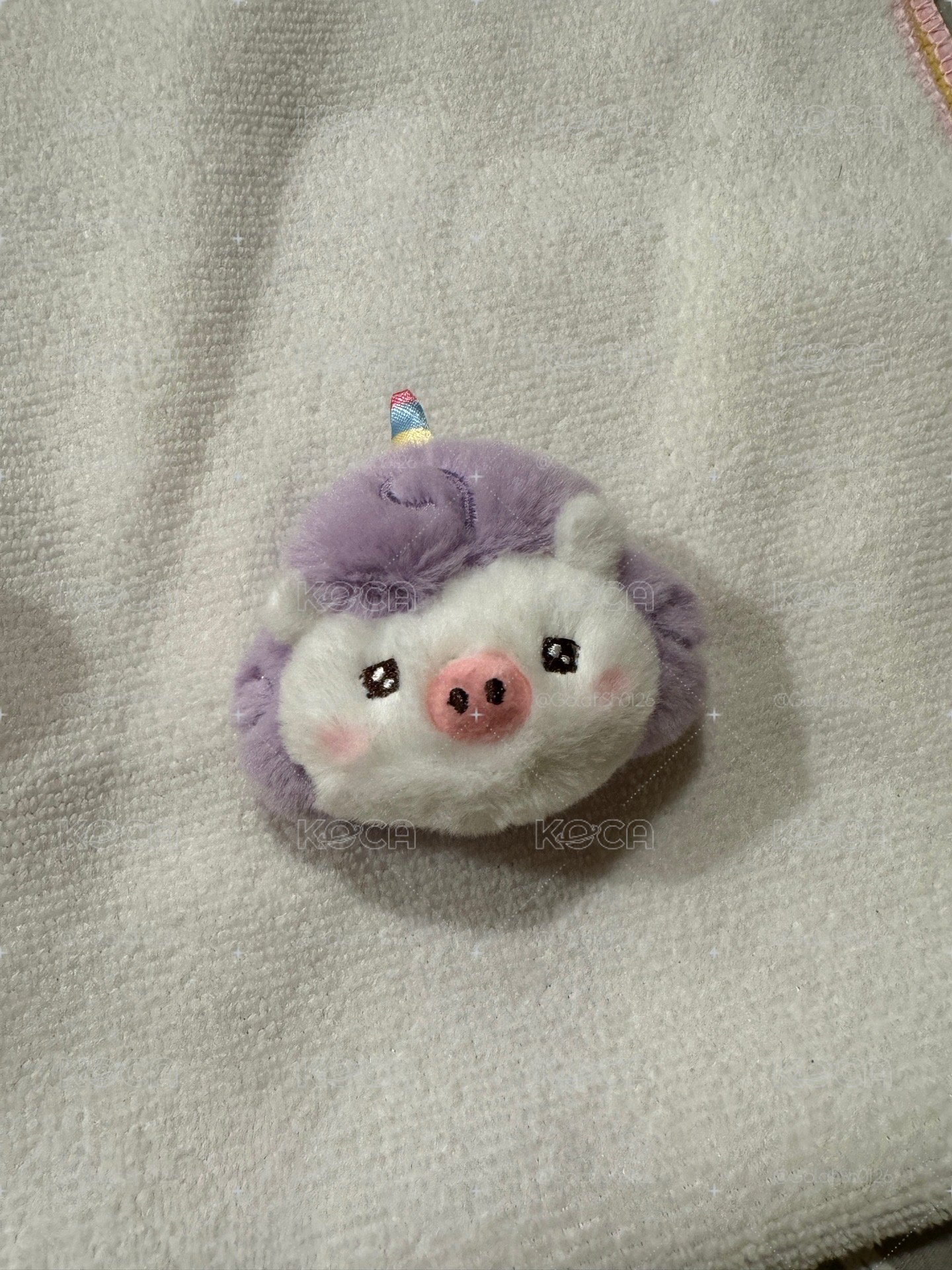 LAY 獨角獸 毛絨徽章