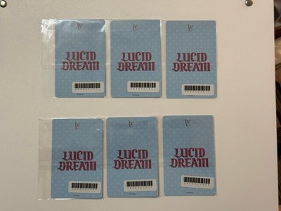 全新未拆封 IVE LUCID DREAM as特典一套