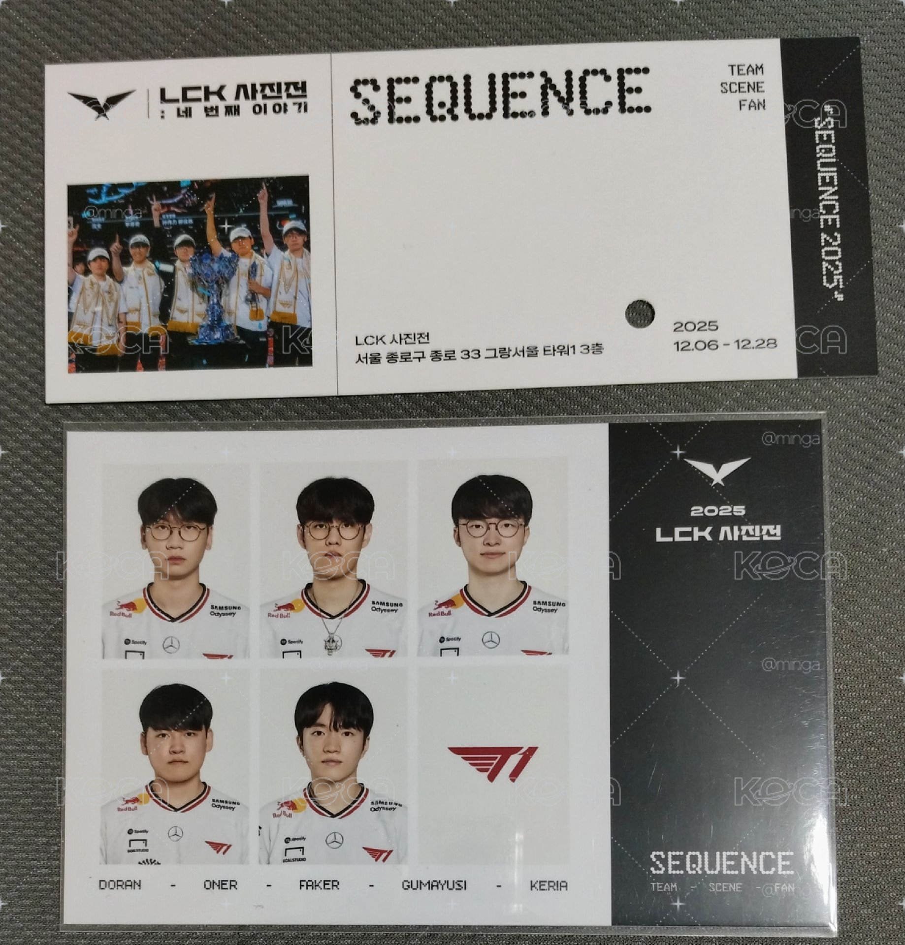 LCK攝影展 證件照+票根