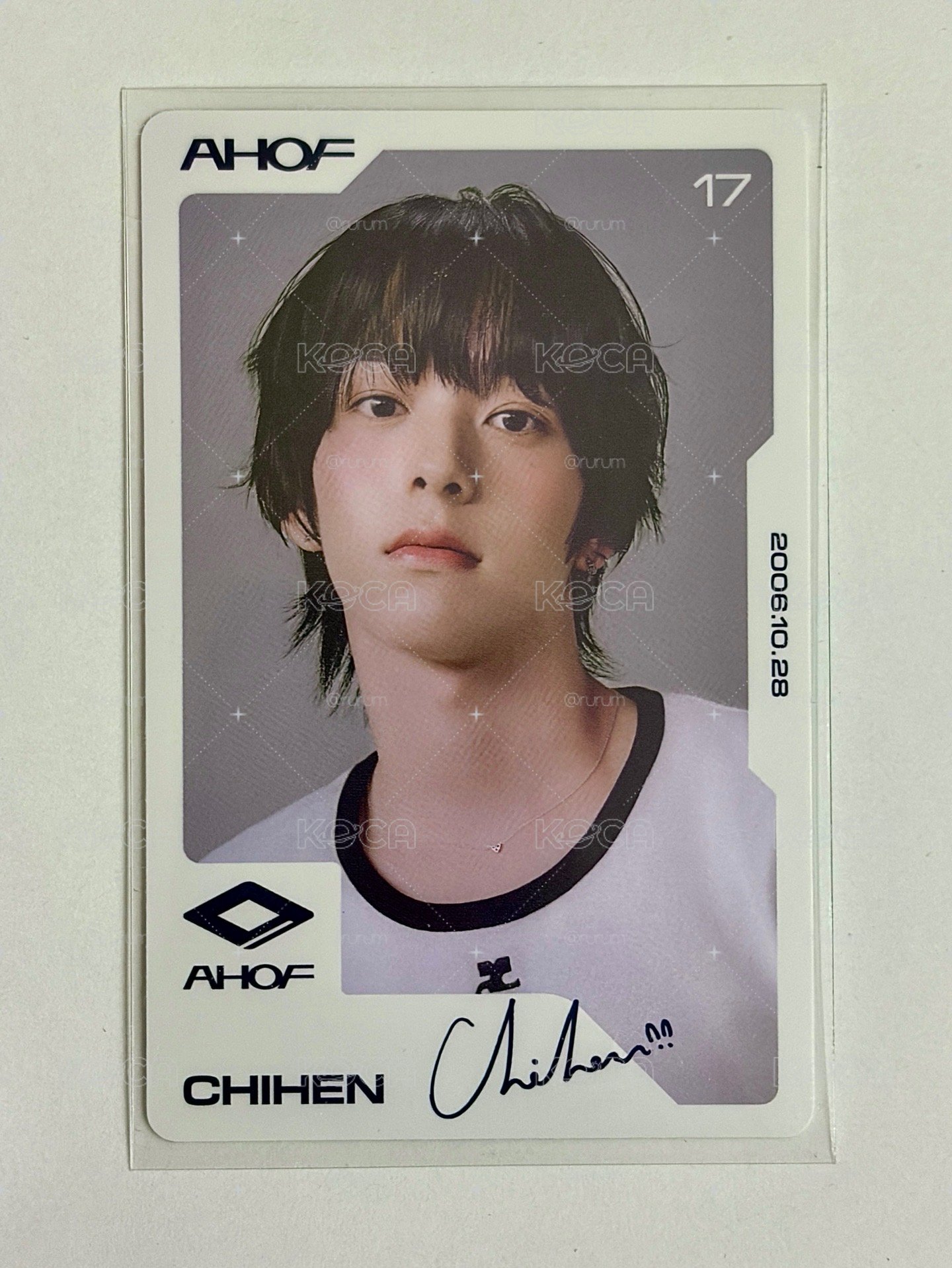 AHOF 志恩🐰專卡