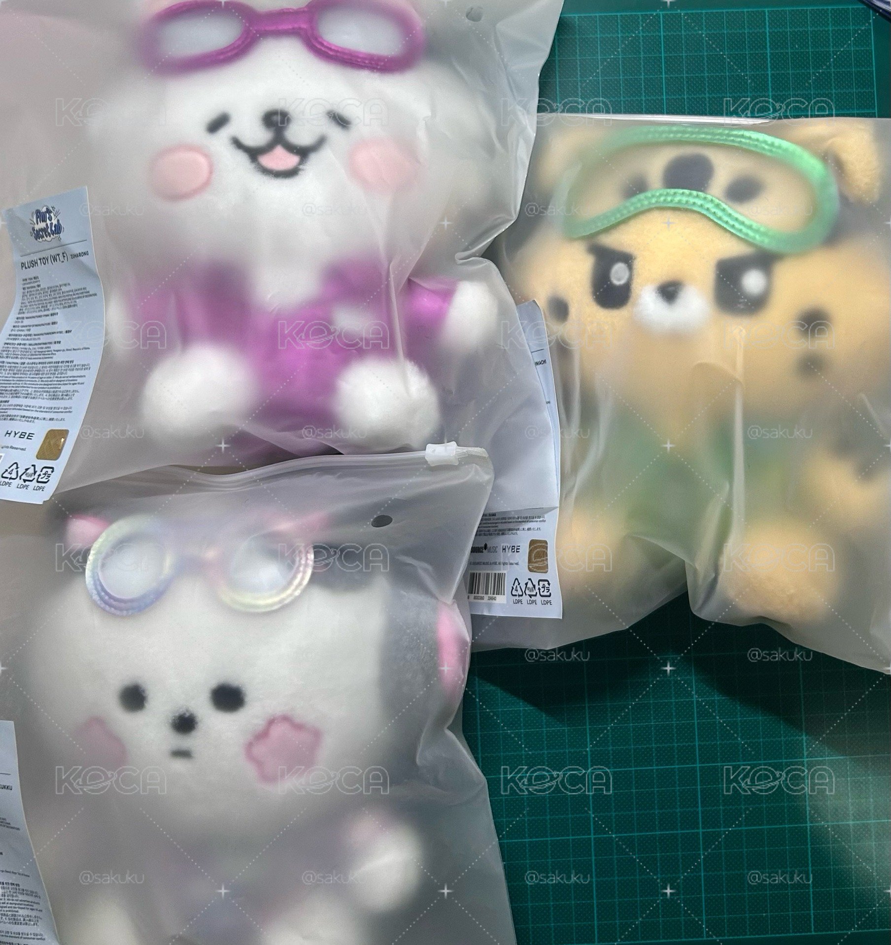 FIM'S SECRET LAB 坐姿娃 PLUSH TOY