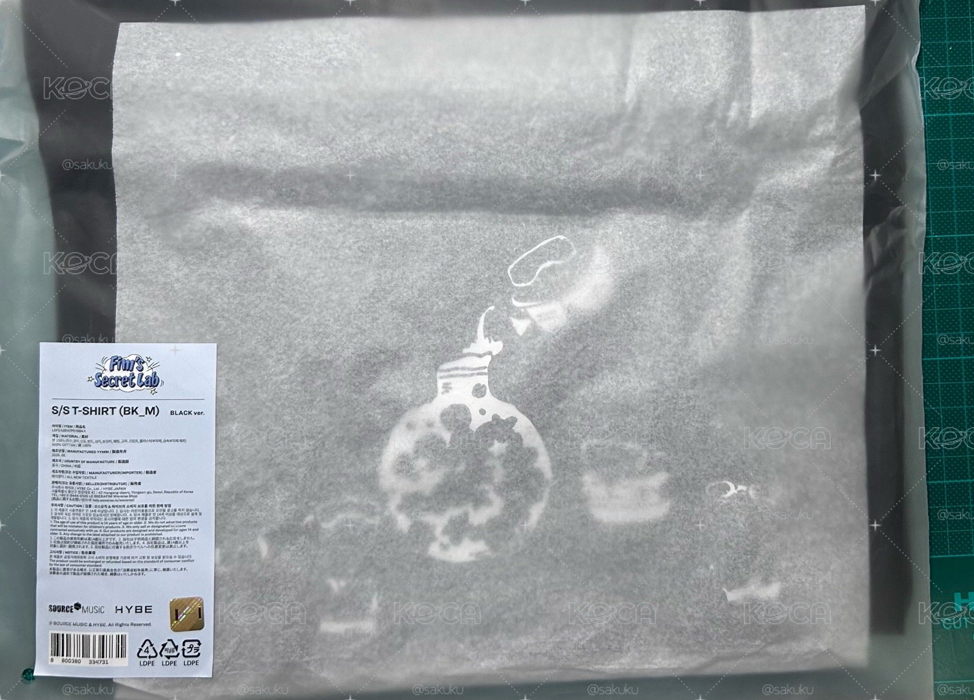 FIM'S SECRET LAB 會員限定 T恤 S/S T-SHIRT (black ver.)