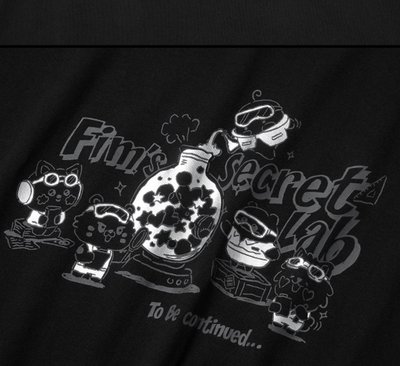 FIM'S SECRET LAB 會員限定 T恤 S/S T-SHIRT (black ver.)