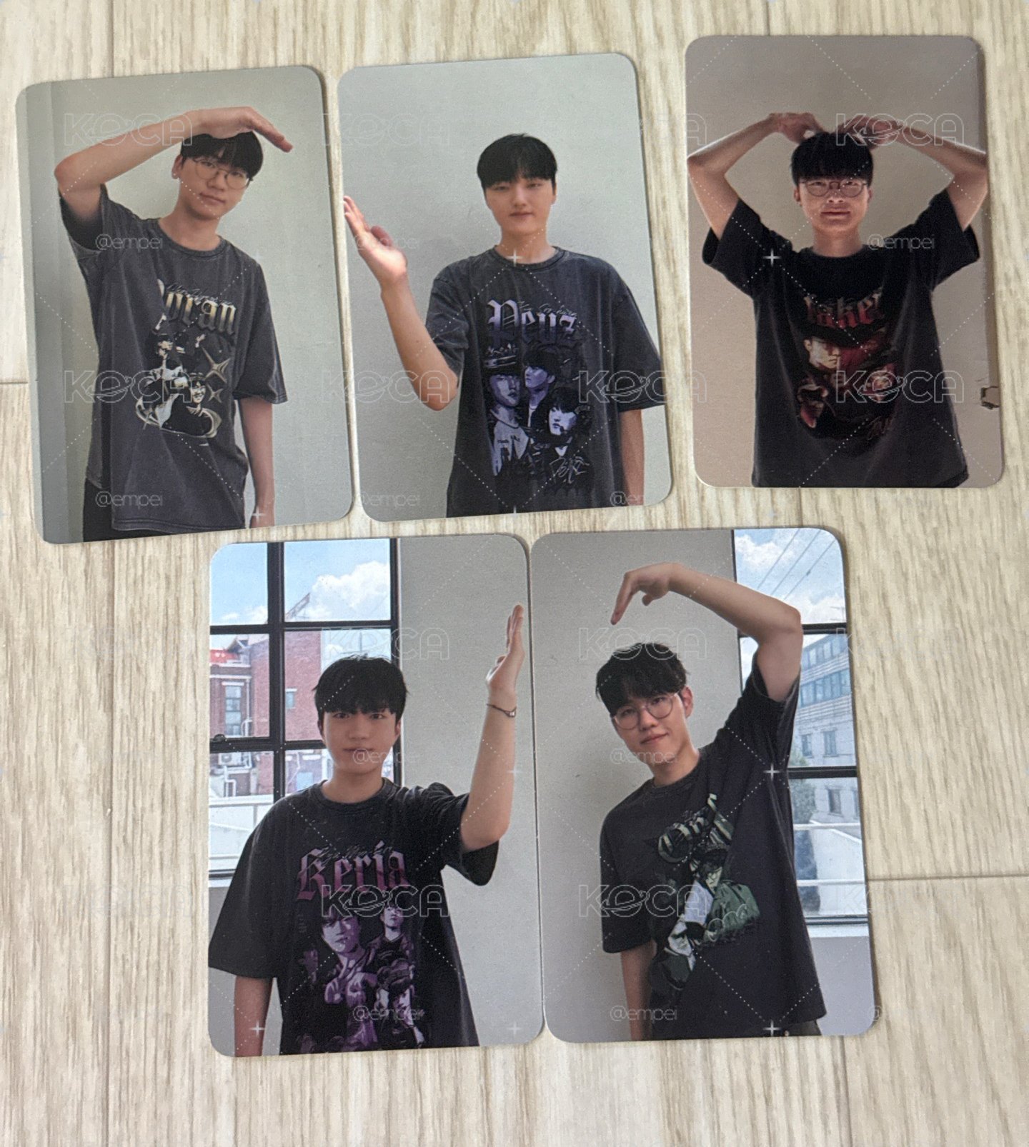 T1 主場日 滿額卡  homeground potocard set