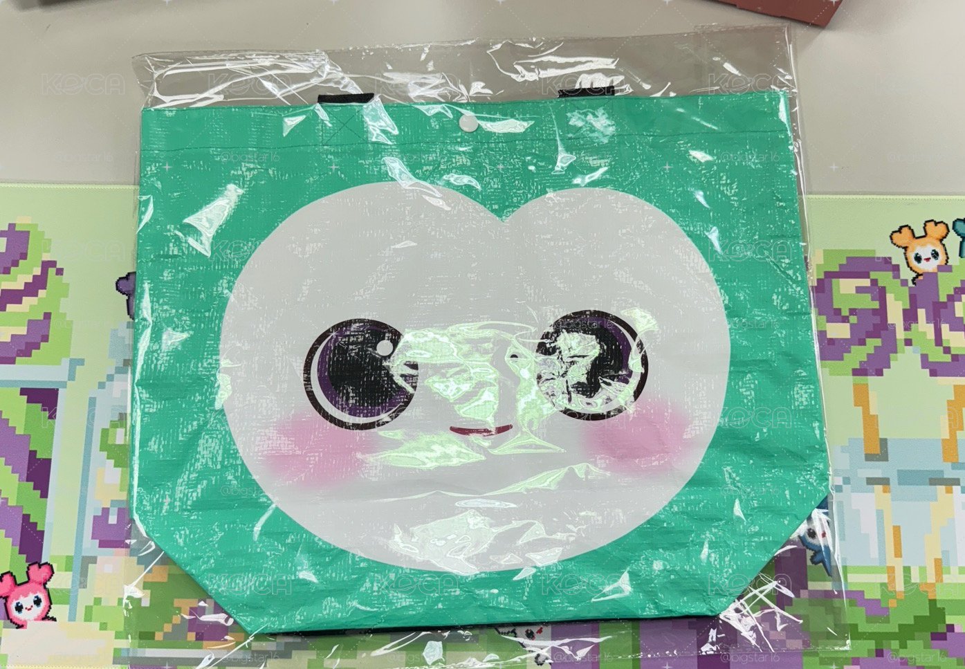 現貨速出！南🐧寶寶臉購物袋