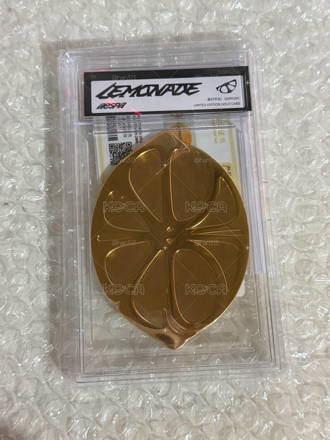 現貨 aespa 限量金卡 087