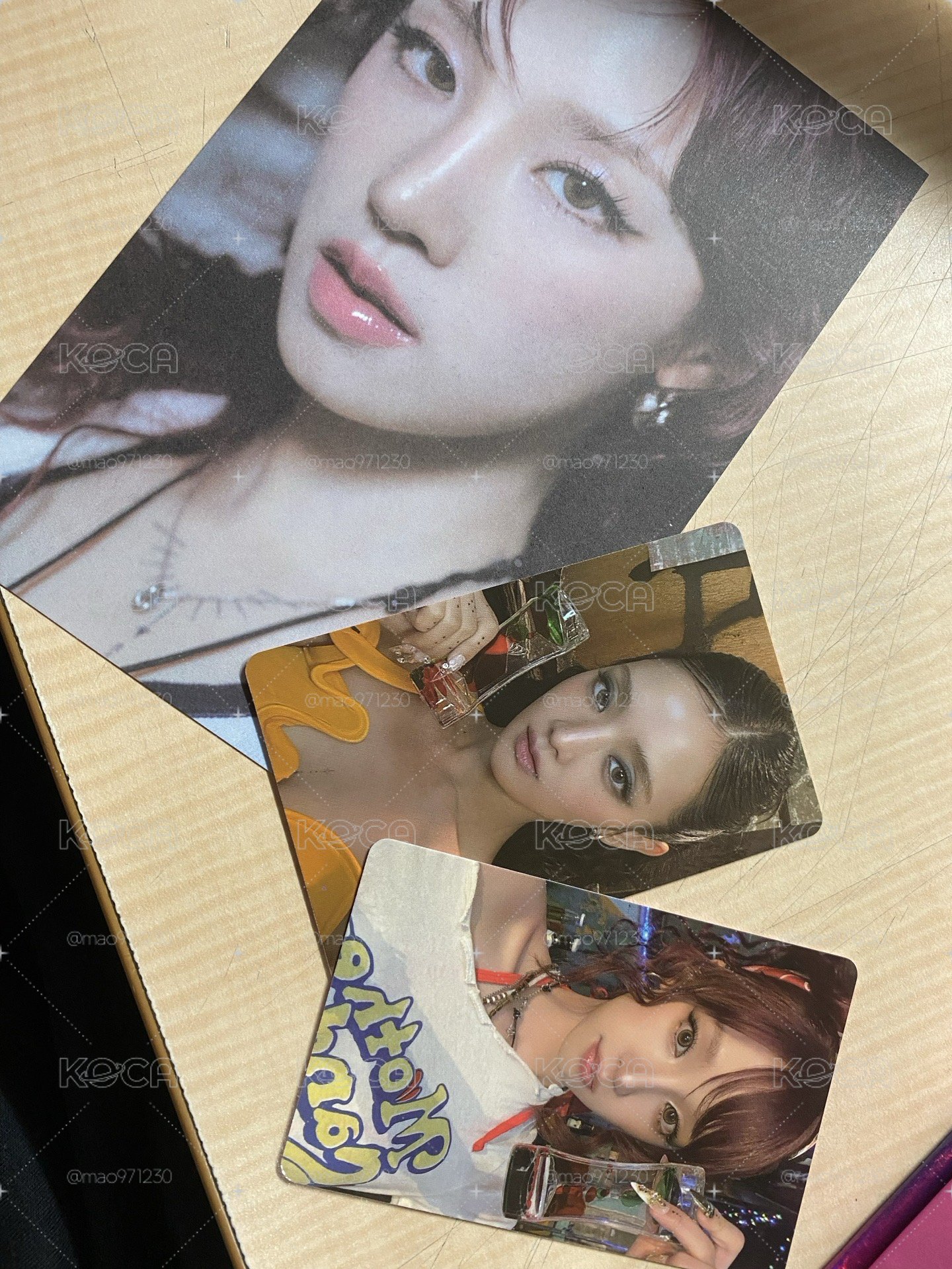 we made C ver.妮琦專卡+琦明信片