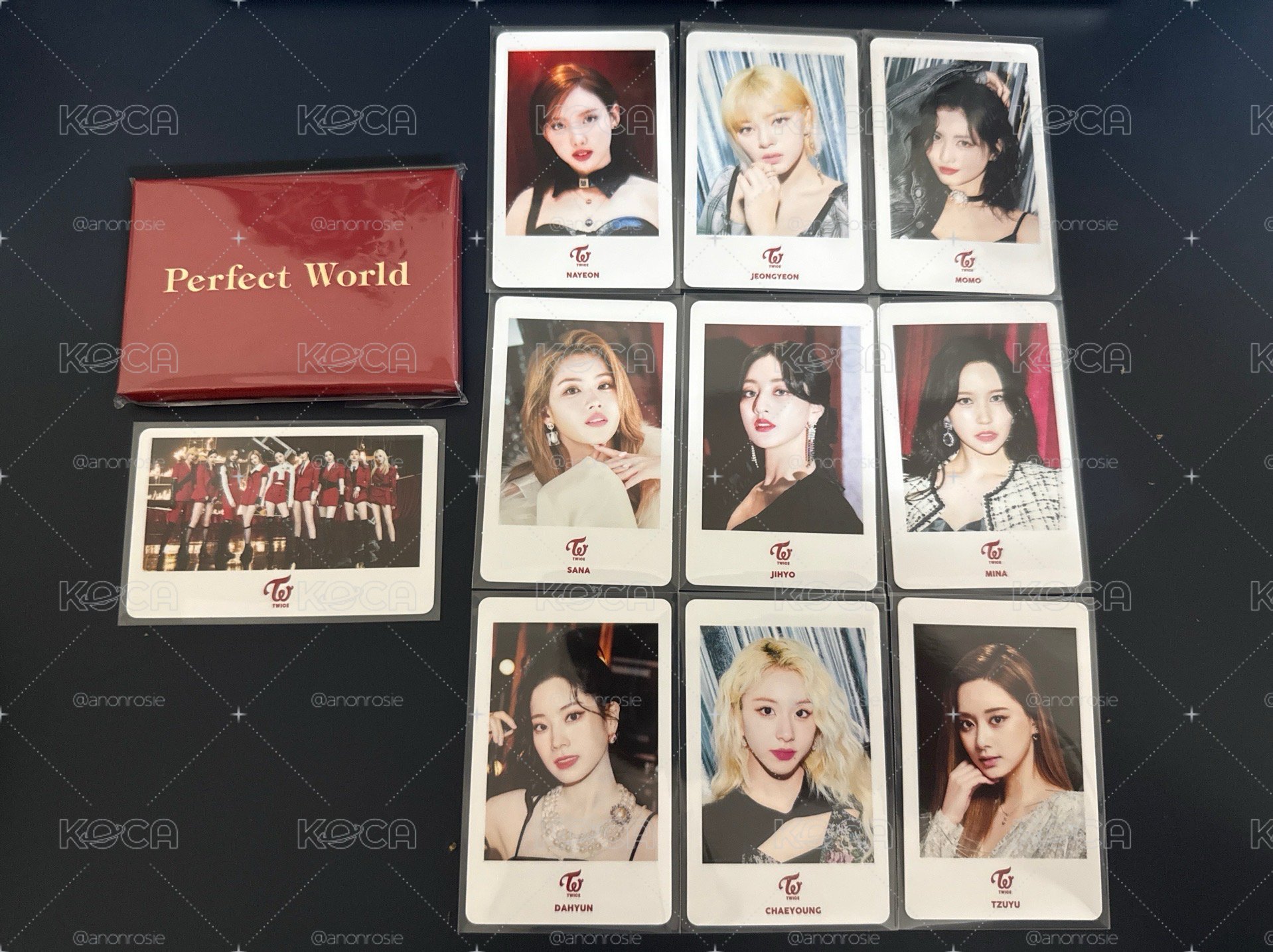 TWICE JP正規三 周邊卡 Perfect world