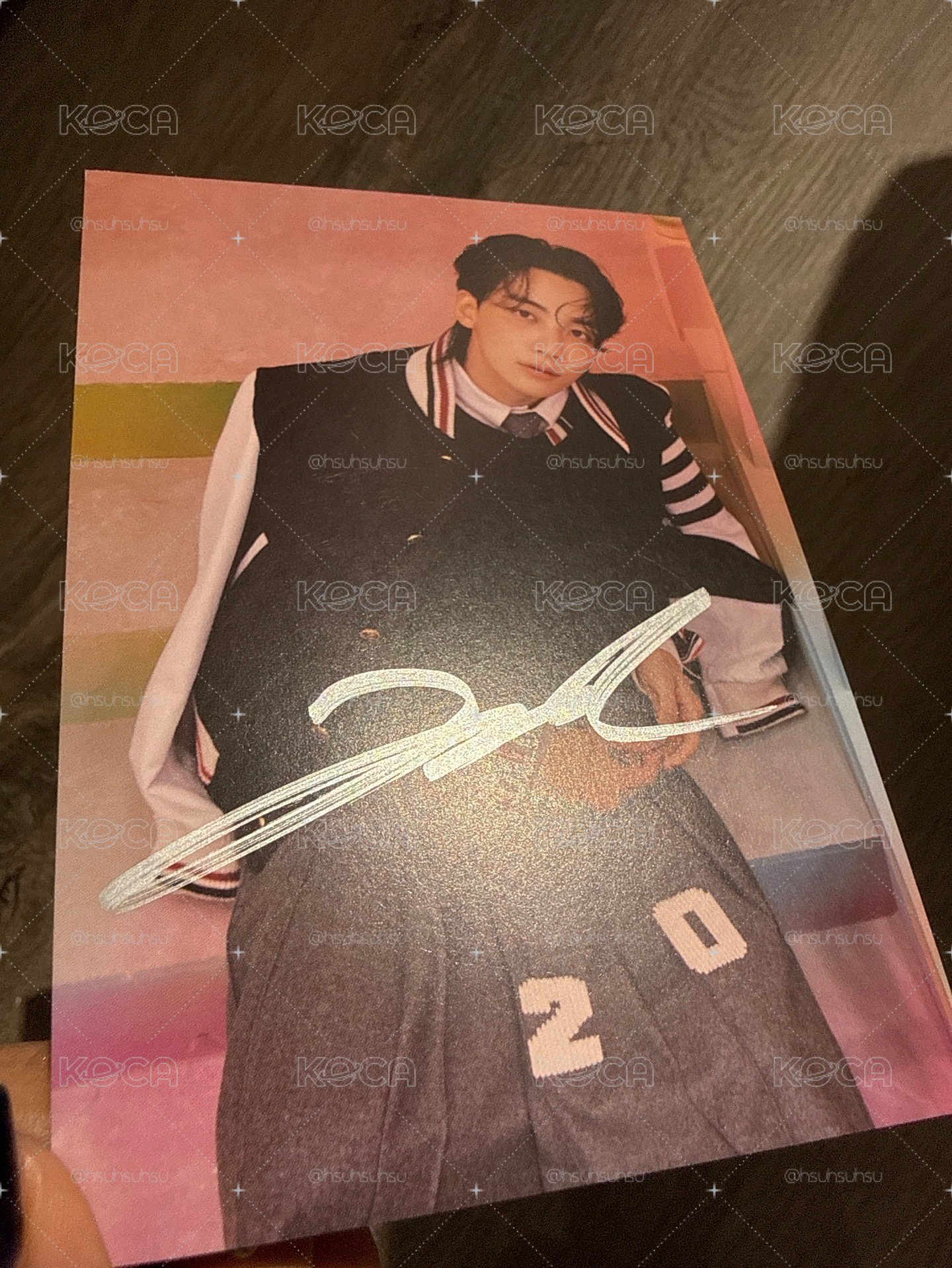 💎尹淨漢簽名照 綁賣kimja夜燈（全新僅確認是否能開燈）