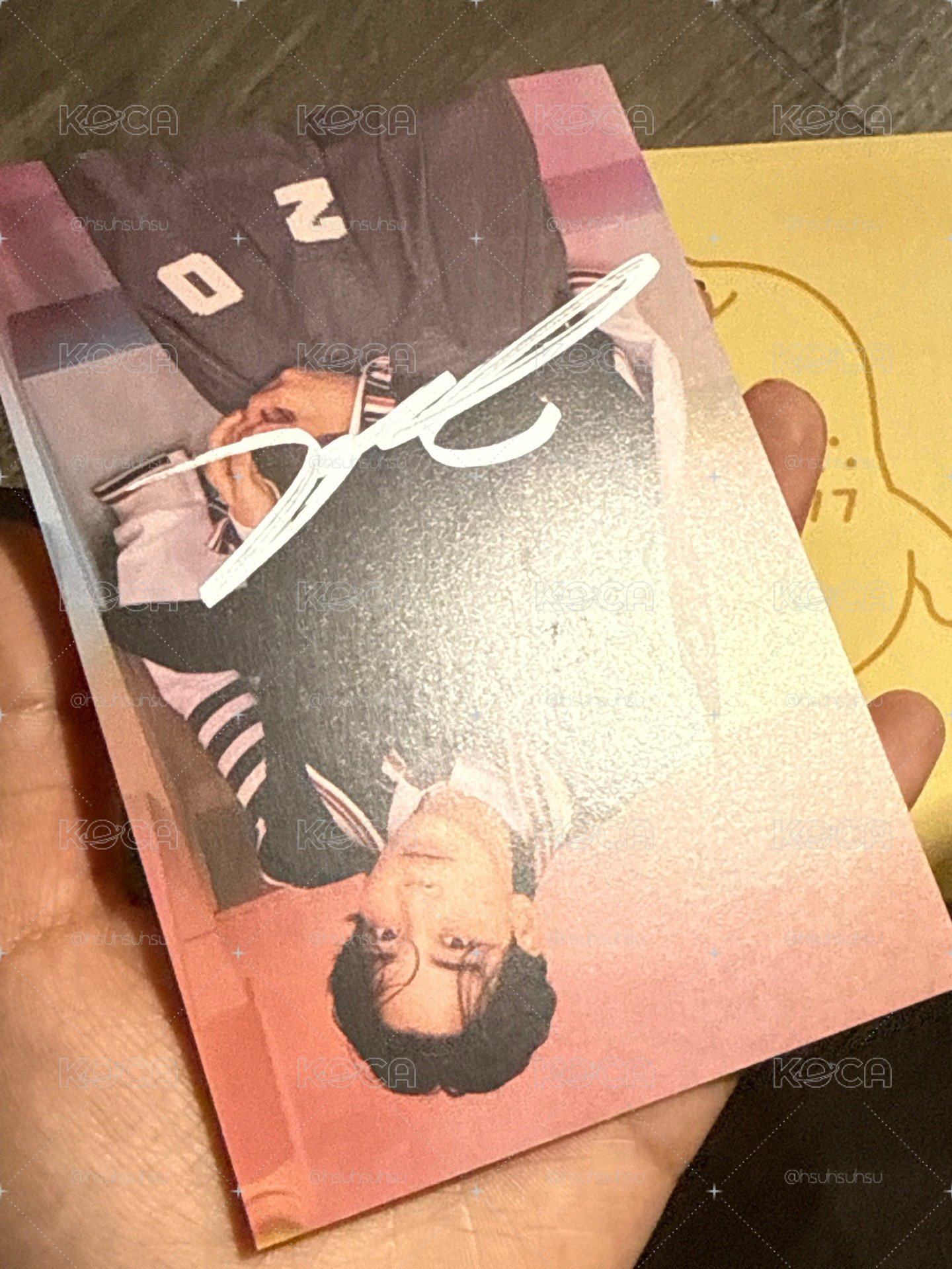 💎尹淨漢簽名照 綁賣kimja夜燈（全新僅確認是否能開燈）
