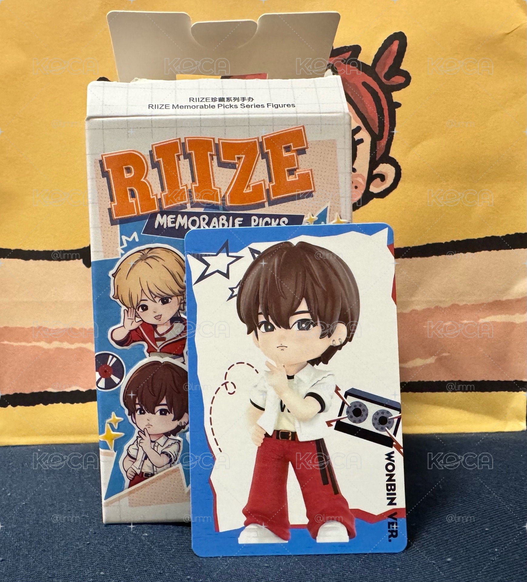 泡泡瑪特珍藏系列手辦 RIIZE 元彬 Wonbin