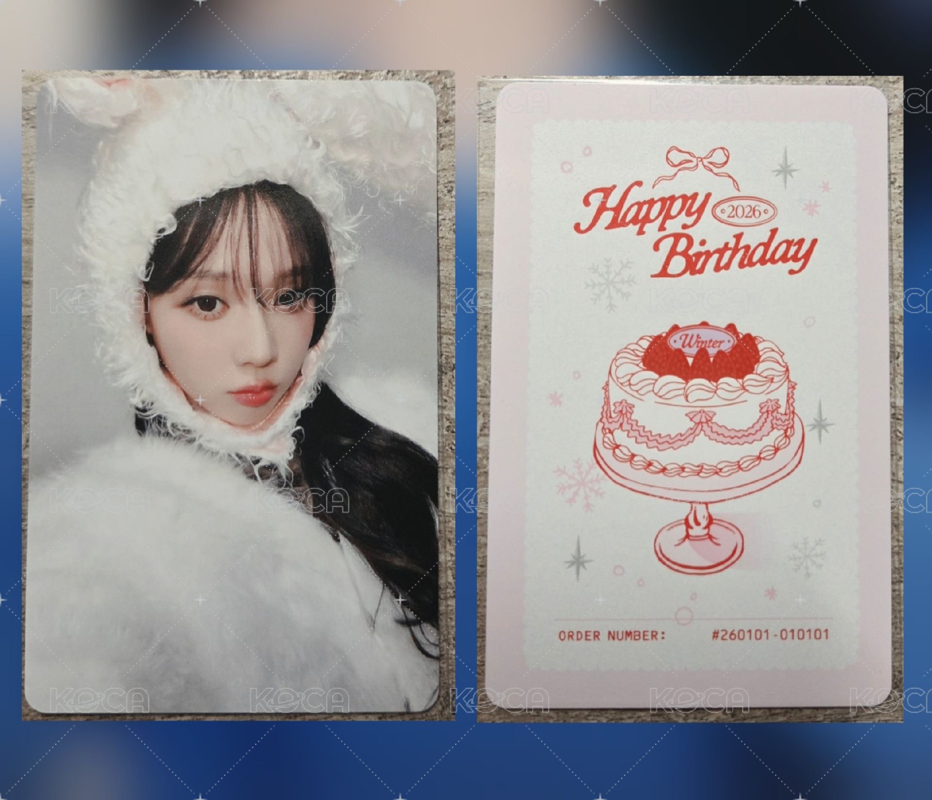 26生日吊飾單卡