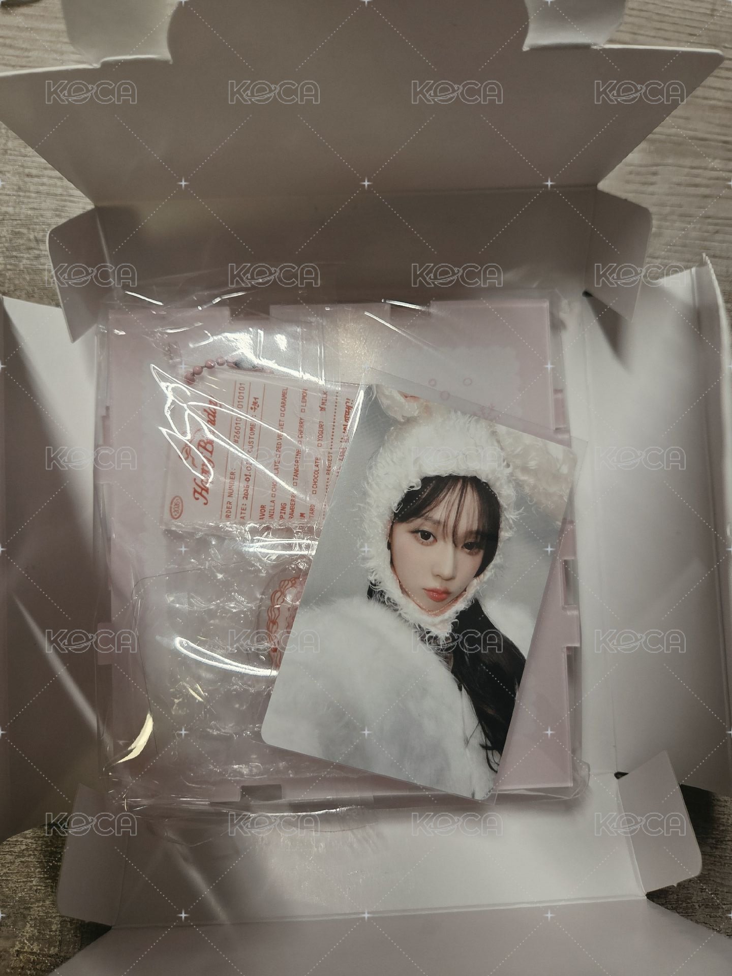 26生日吊飾卡+壓克力盒