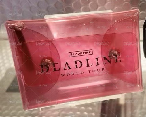 日本帶回Blackpink 3巡多功能收納包-粉