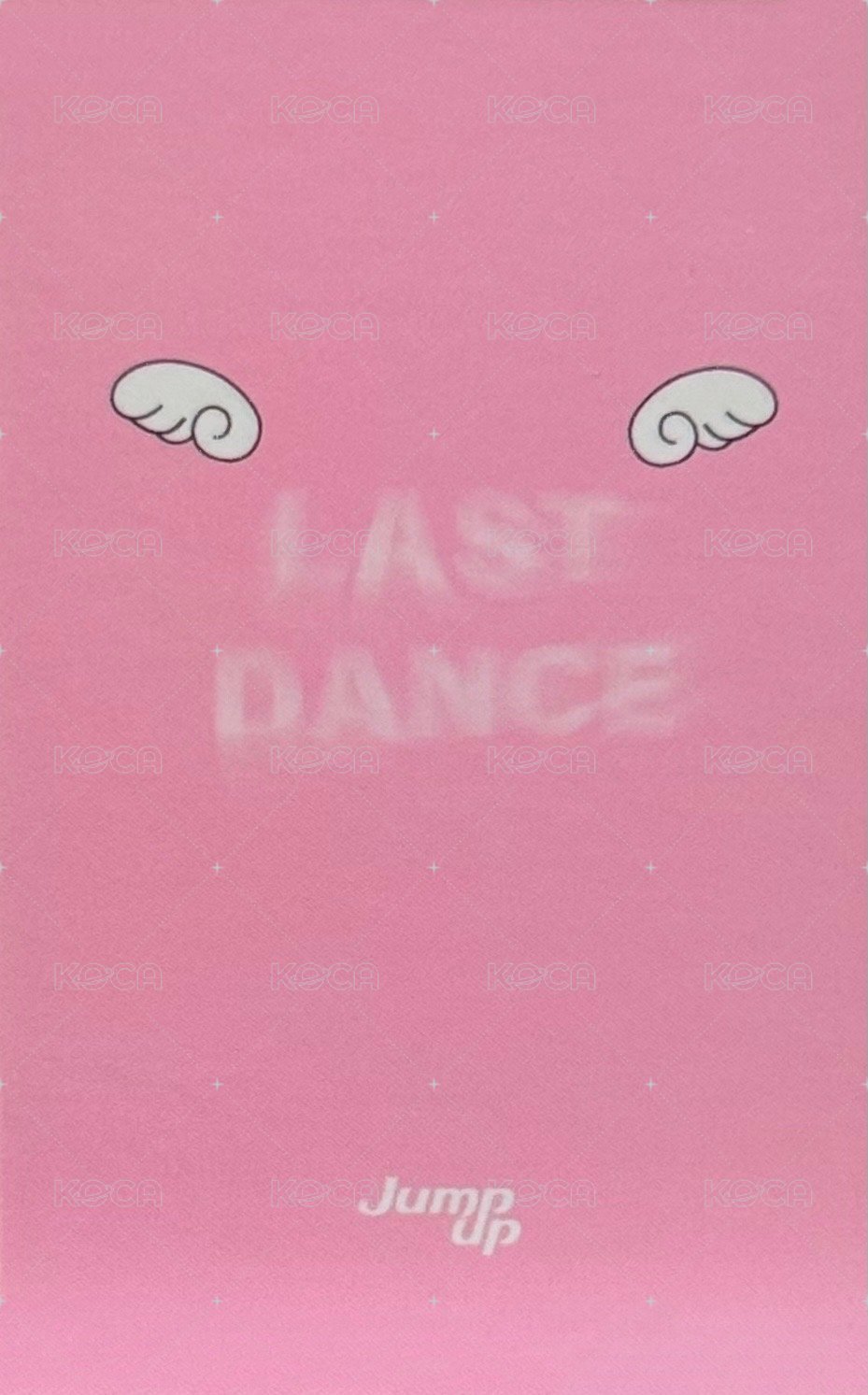 LAST DANCE ju Fansign card (小狼 ver.) Back