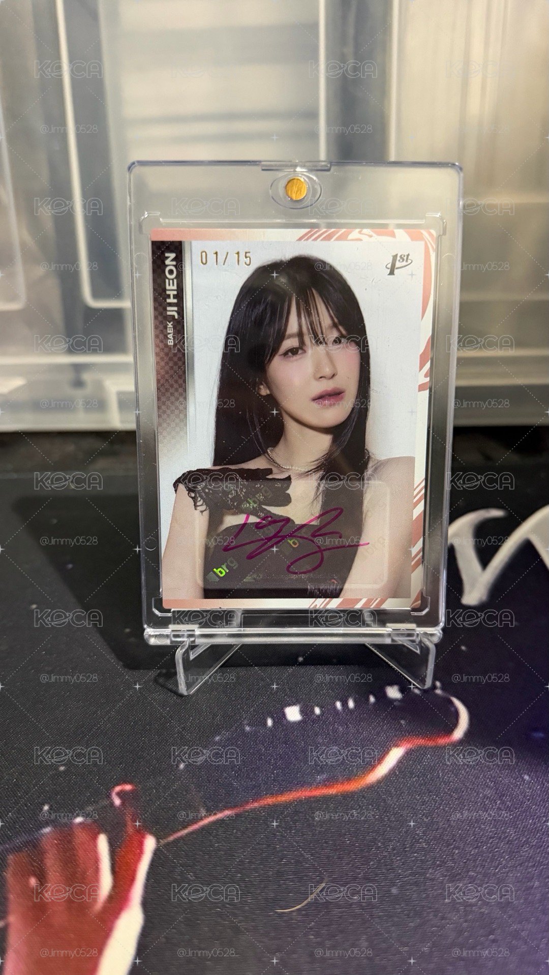 BAEK JI HEON低限量首號簽  限量15