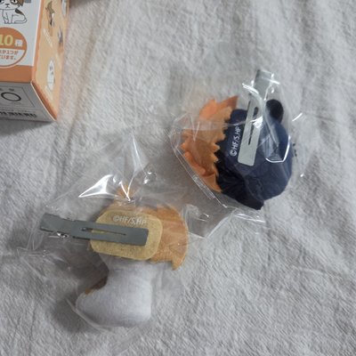 排球少年 吉祥物髮夾 日向 研磨
