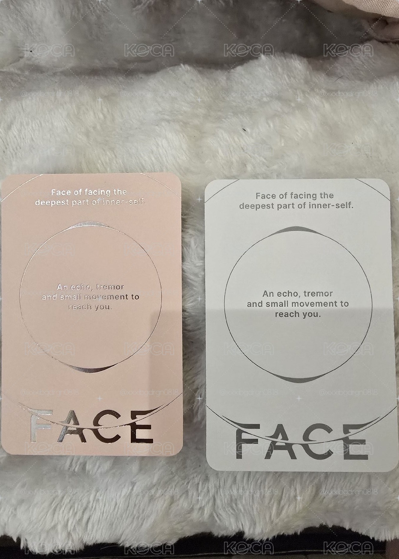 朴智旻JIMIN FACE 黑膠小卡