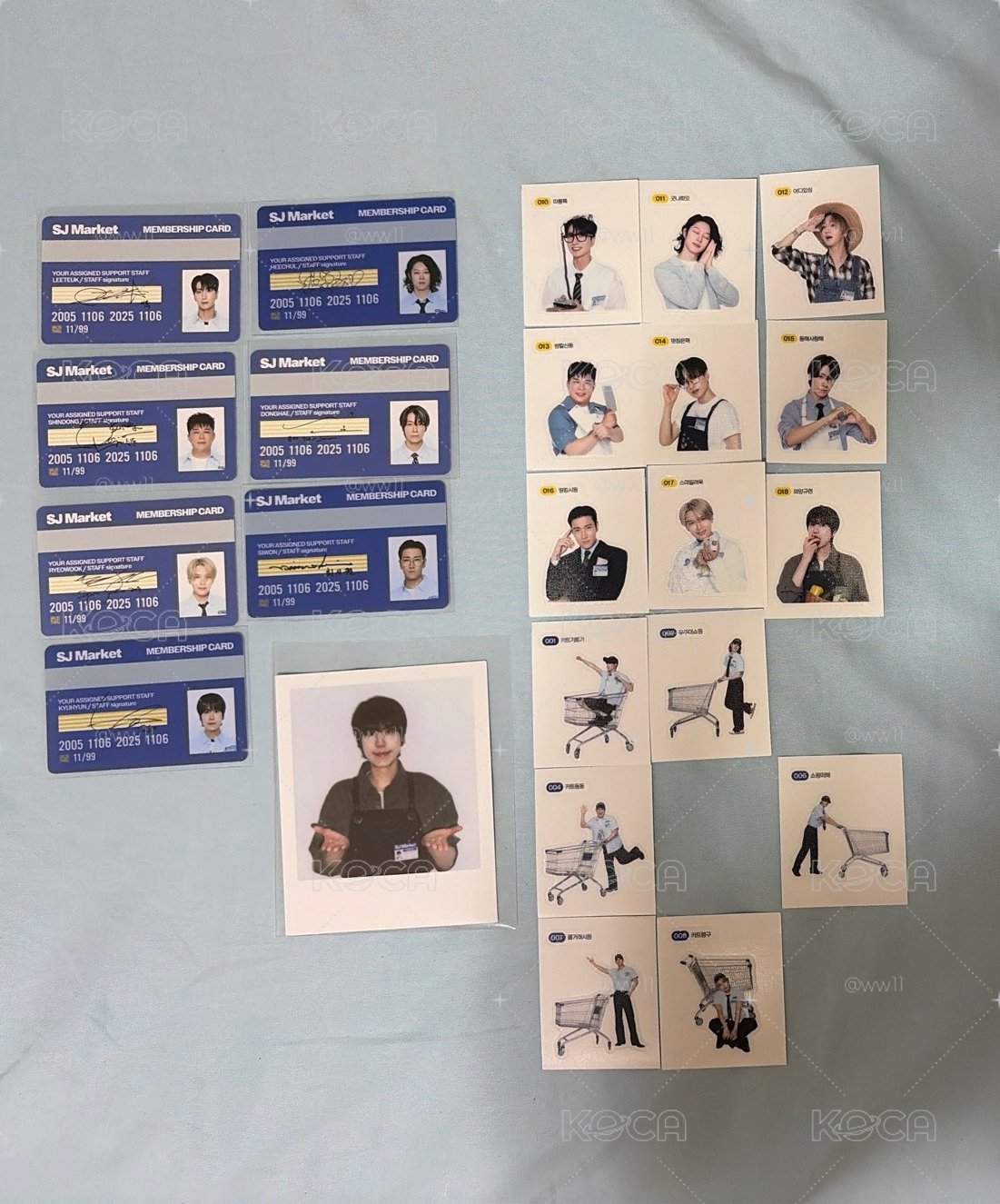 超市入場卡+貼紙+拍立得