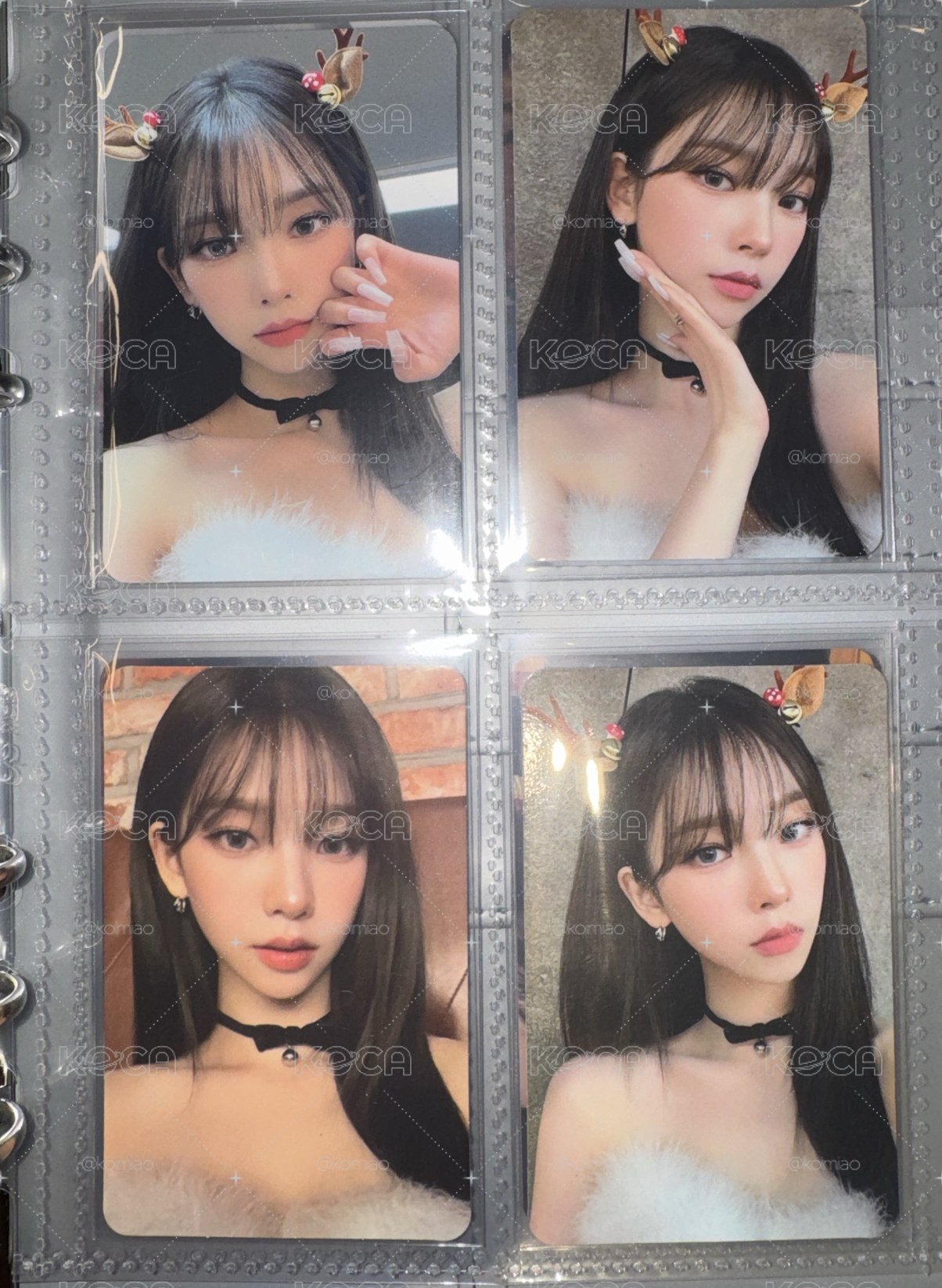 karina 聖誕隨機卡一套