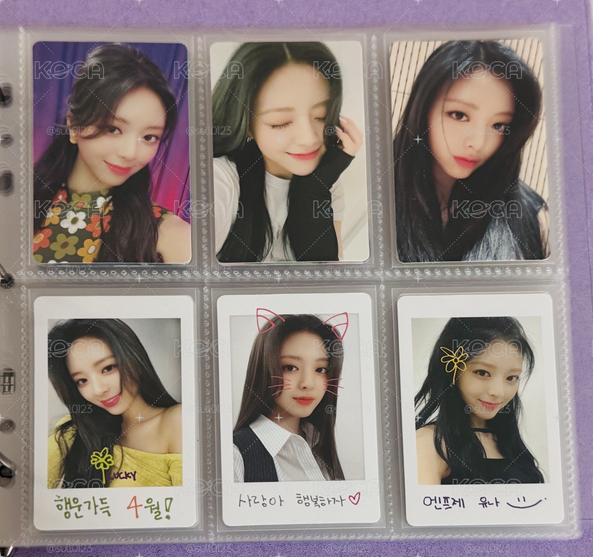 Yuna NBD 1-12月 小卡+拍立得全套