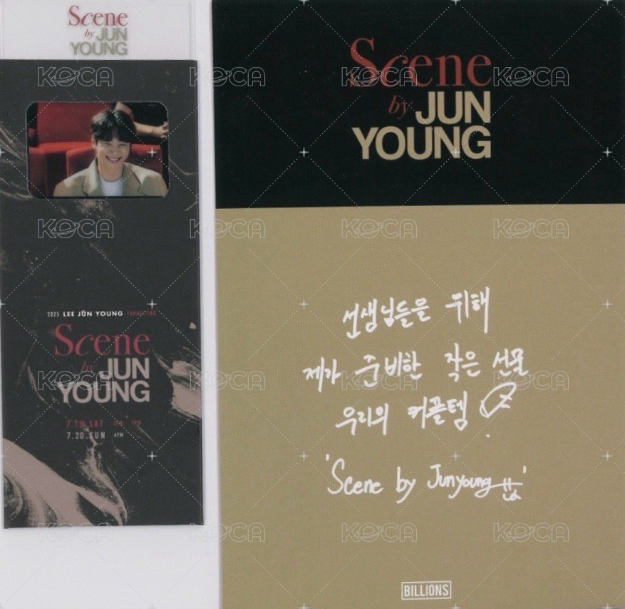 2025 首爾 FM Entry card / venue-limited card 四格膠卷明信片組 Back